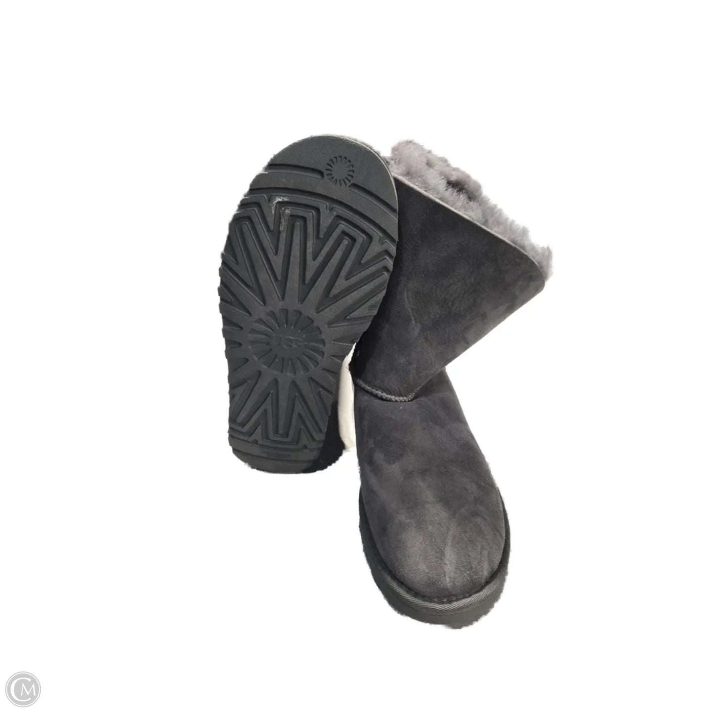 Boots Designer By Ugg In Grey, Size: 6