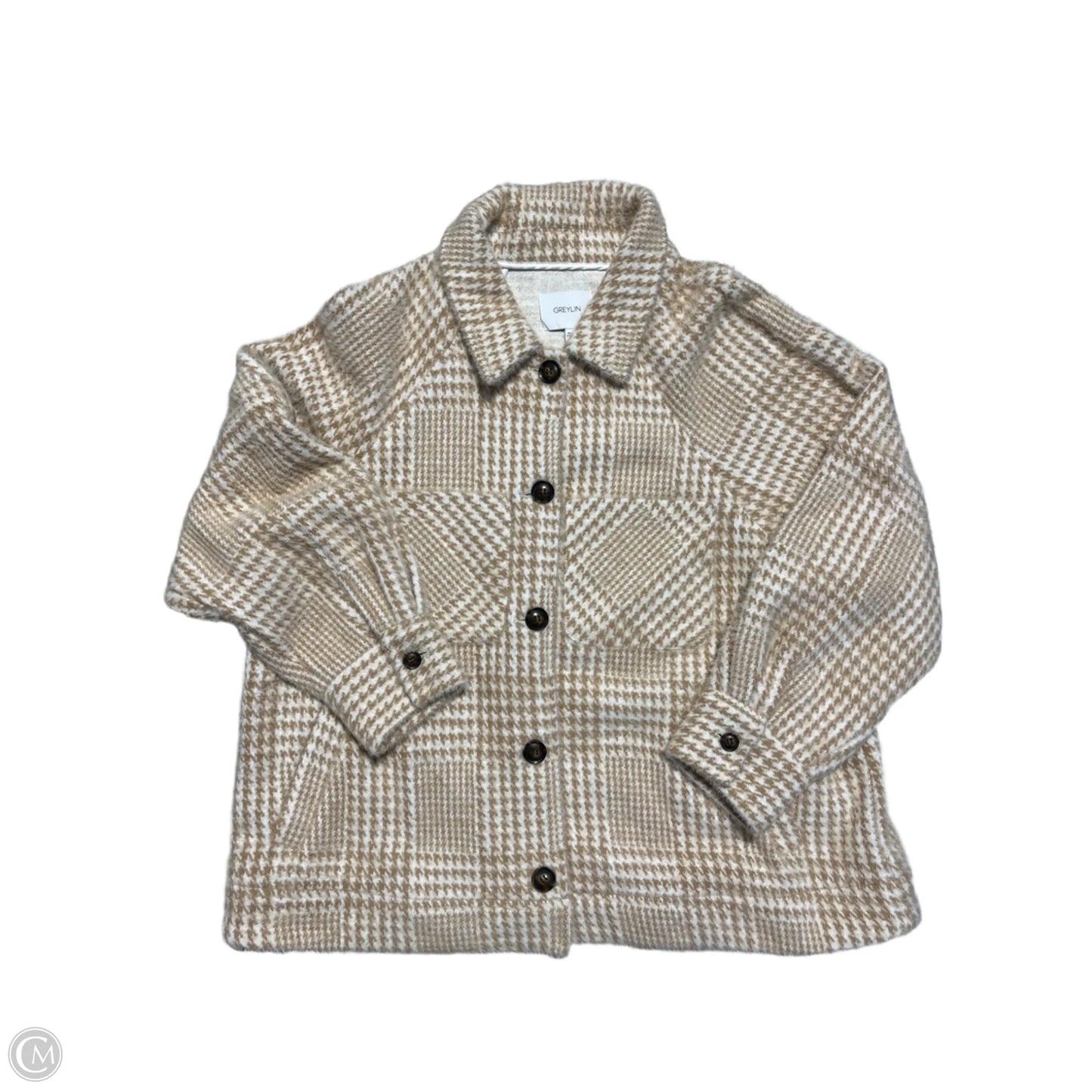 Jacket Fleece By Greylin In Tan, Size: Xl