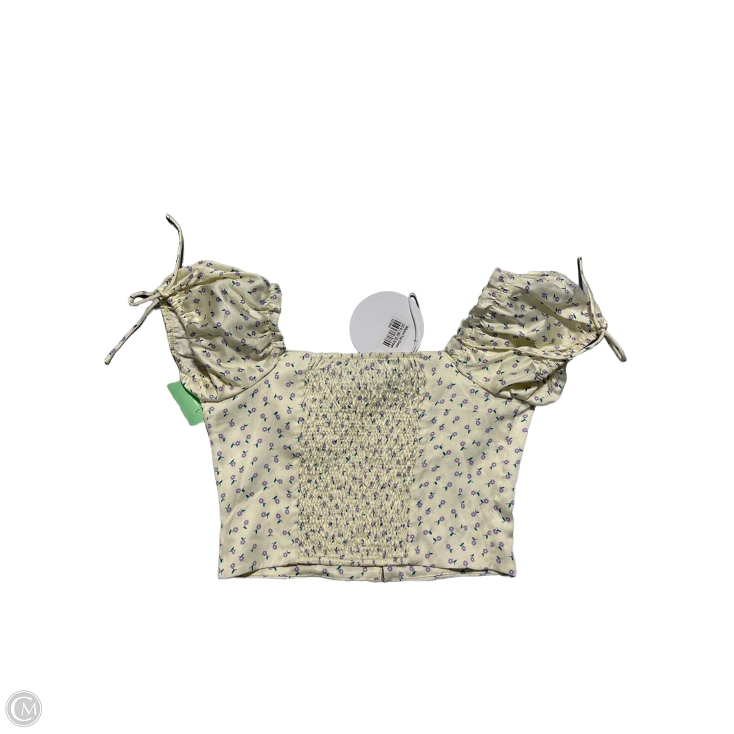 Top Short Sleeve By Cmb In Floral Print, Size: M