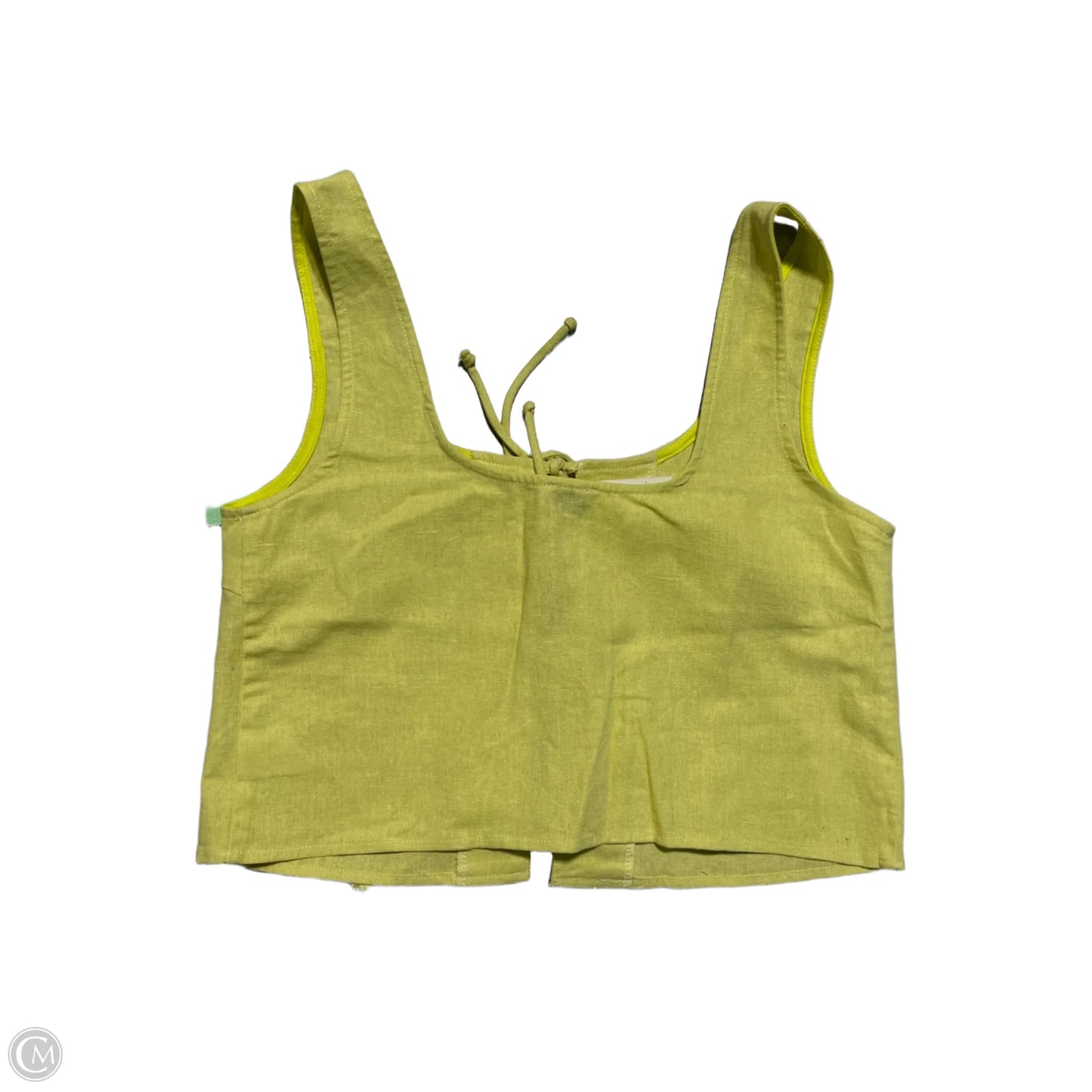 Tank Top By Cmb In Yellow, Size: S