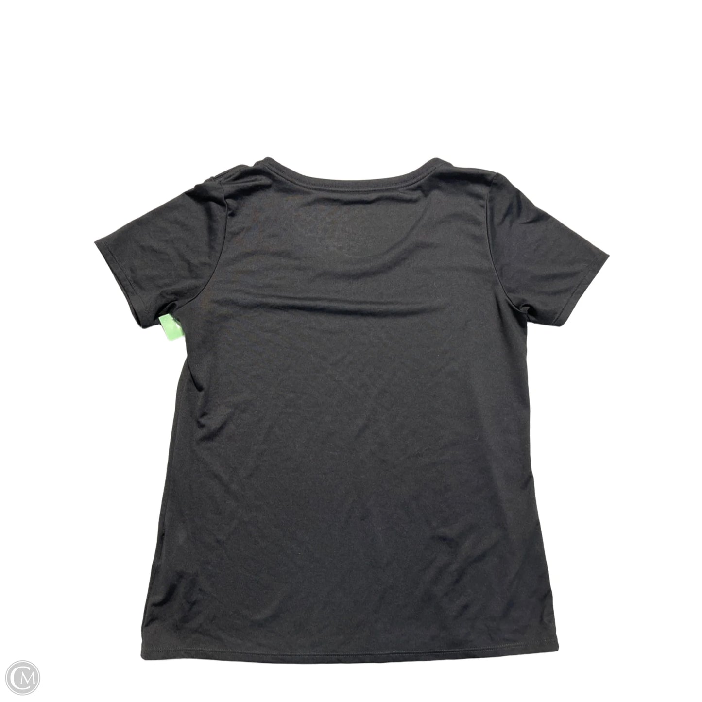 Athletic Top Short Sleeve By Nike In Black, Size: M