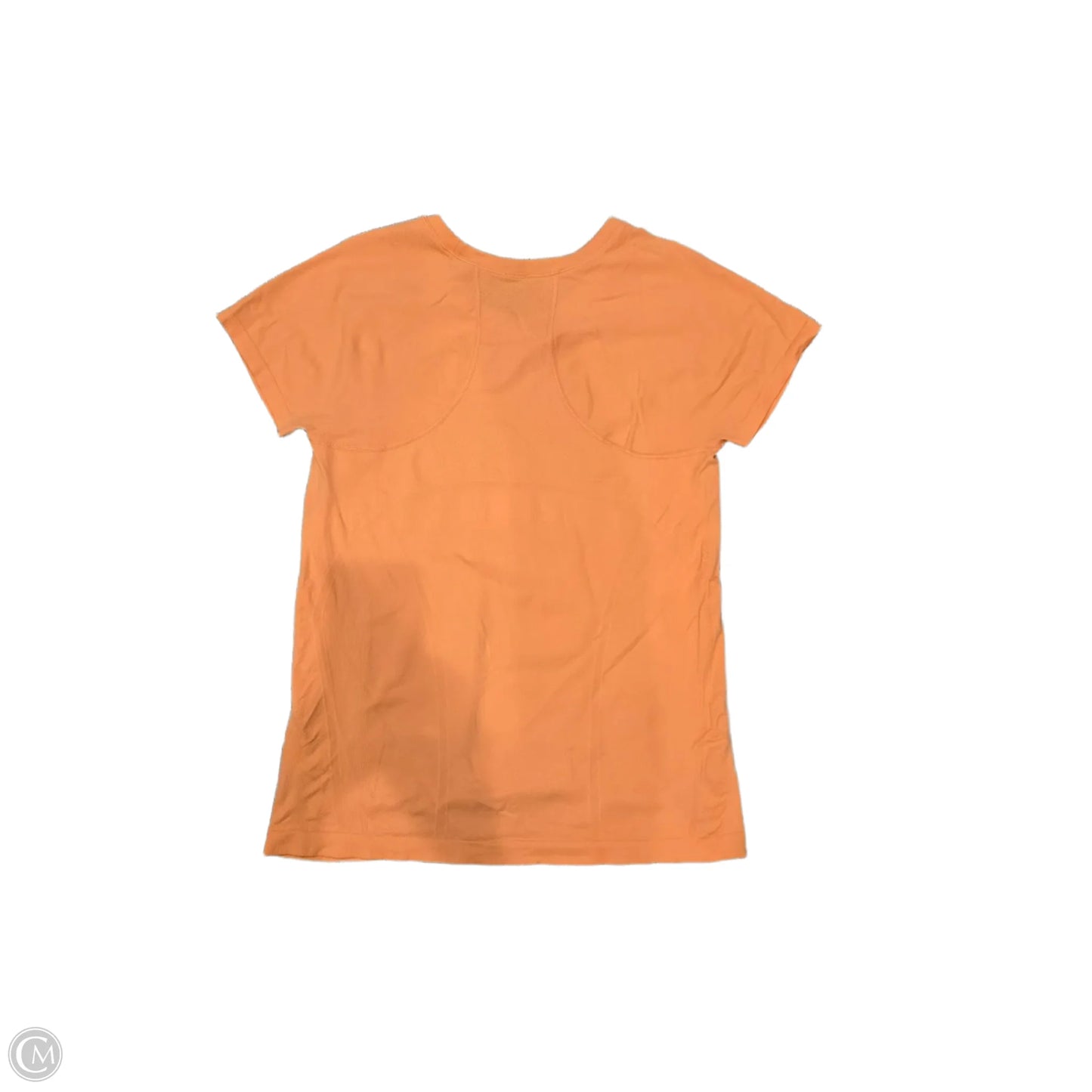 Athletic Top Short Sleeve By Athleta In Orange, Size: L