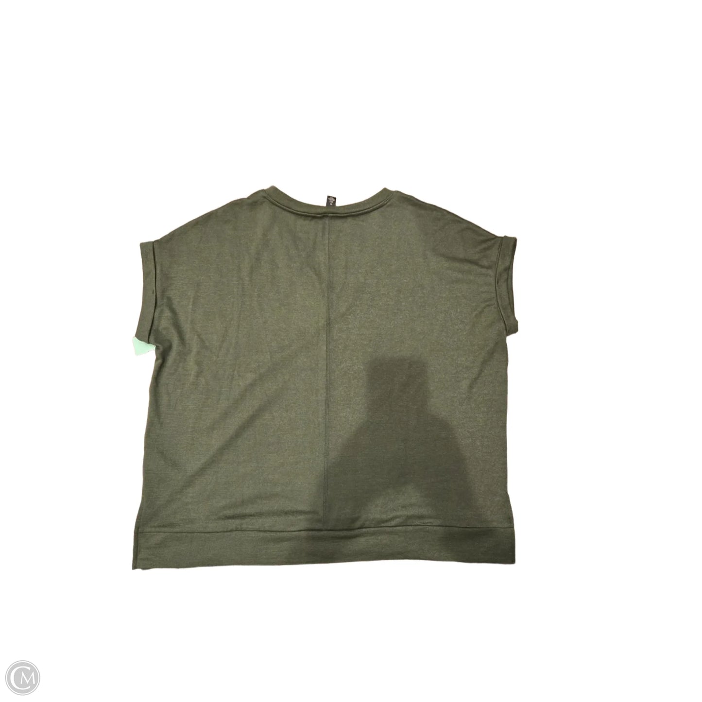 Top Short Sleeve By Banana Republic In Green, Size: M