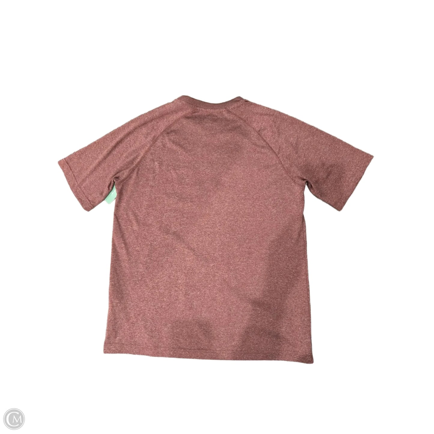 Athletic Top Short Sleeve By Champion In Red, Size: M