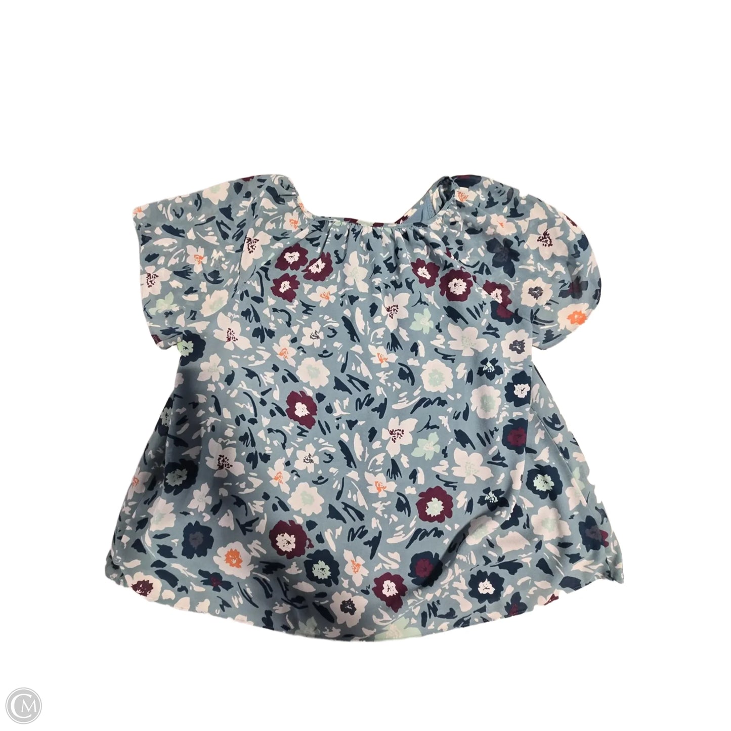 Athletic Top Short Sleeve By Loft In Floral Print, Size: M