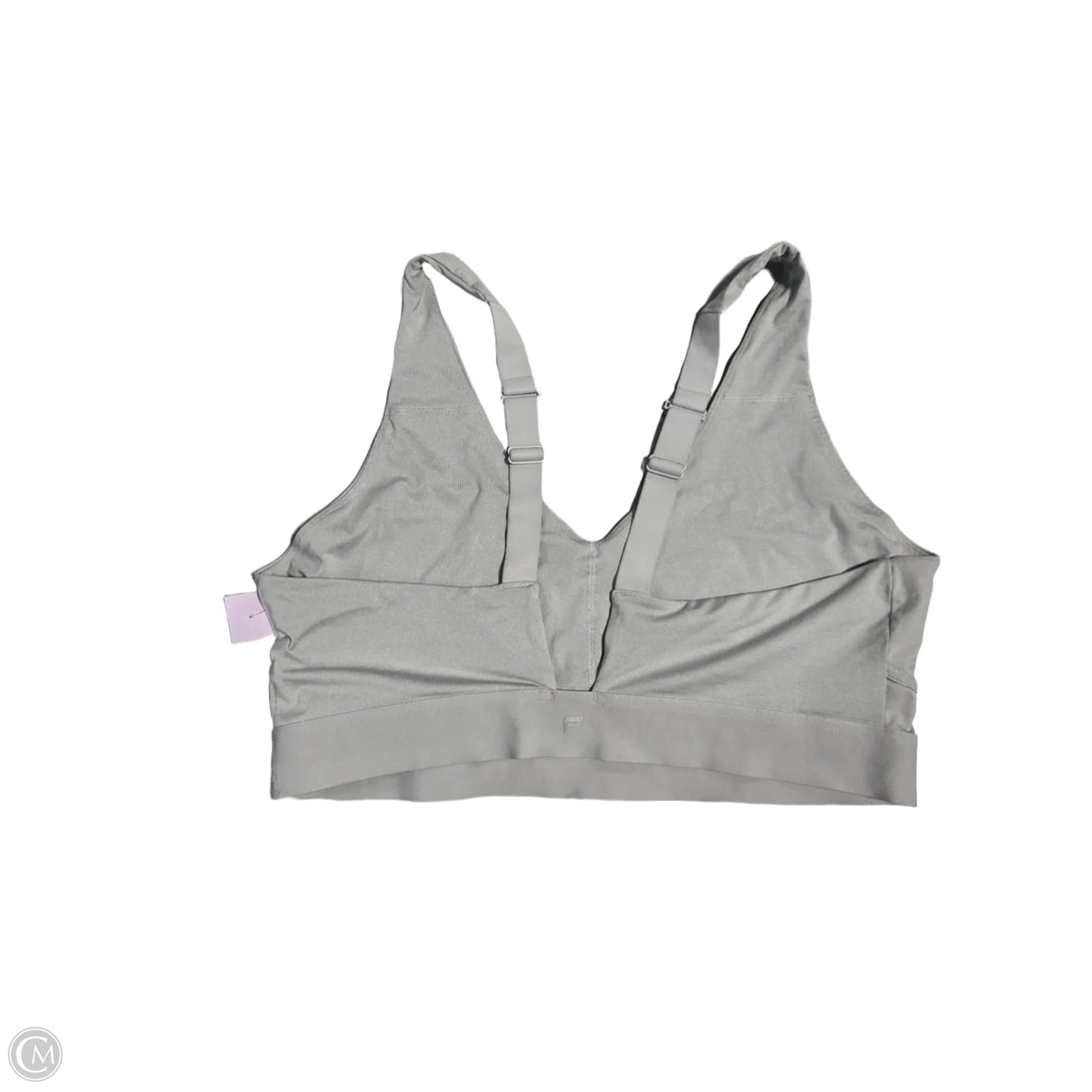 Athletic Bra By Fabletics In Grey, Size: 2x