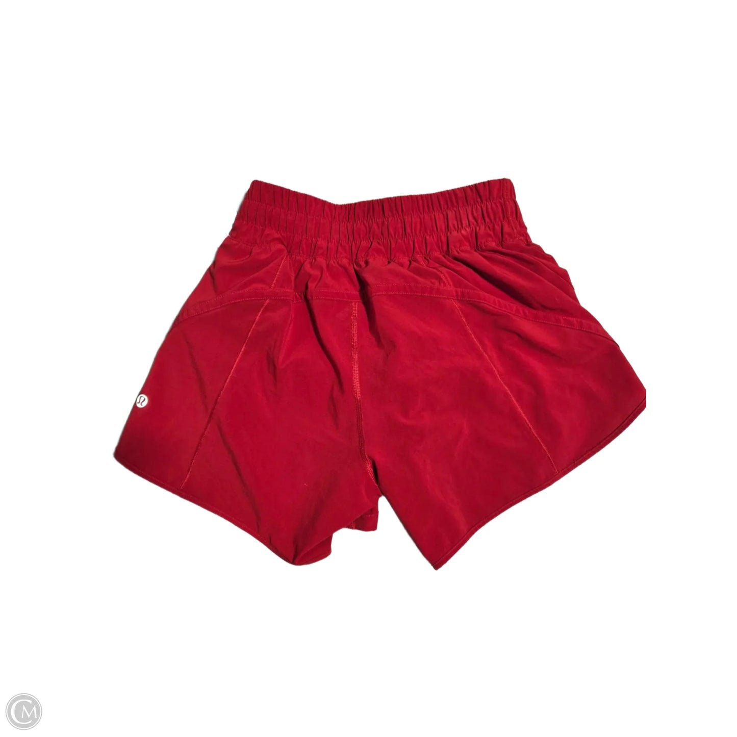 Athletic Shorts By Lululemon In Red, Size: 4
