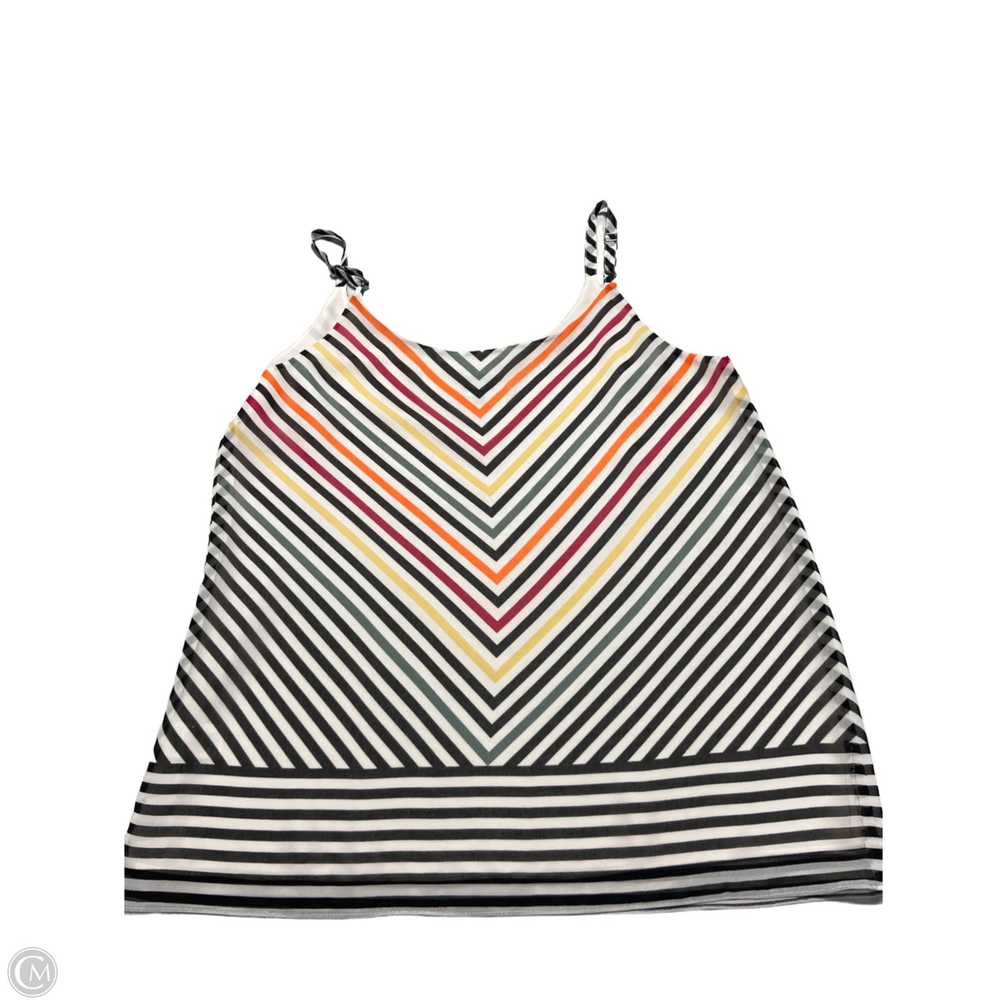 Tank Top By Cabi In Striped Pattern, Size: L