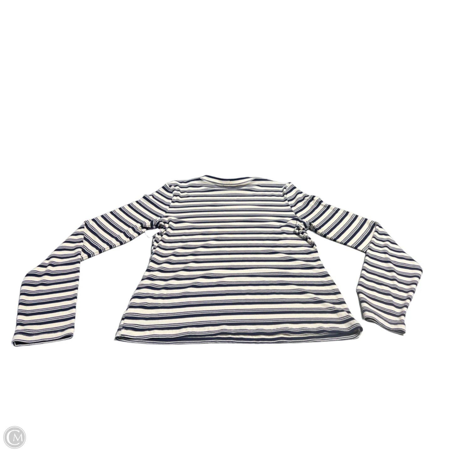 Top Long Sleeve By Cmb In Striped Pattern, Size: Xl
