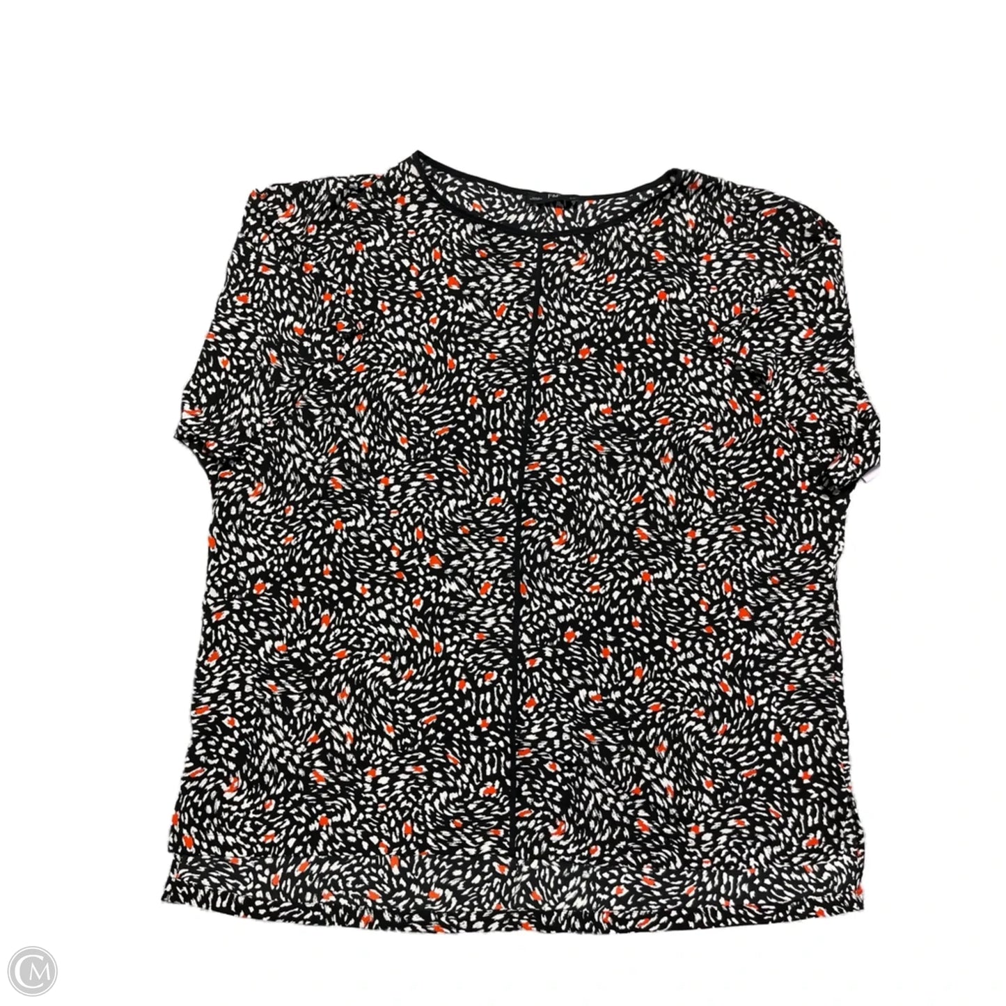 Blouse Short Sleeve By F&f In Black, Size: 18