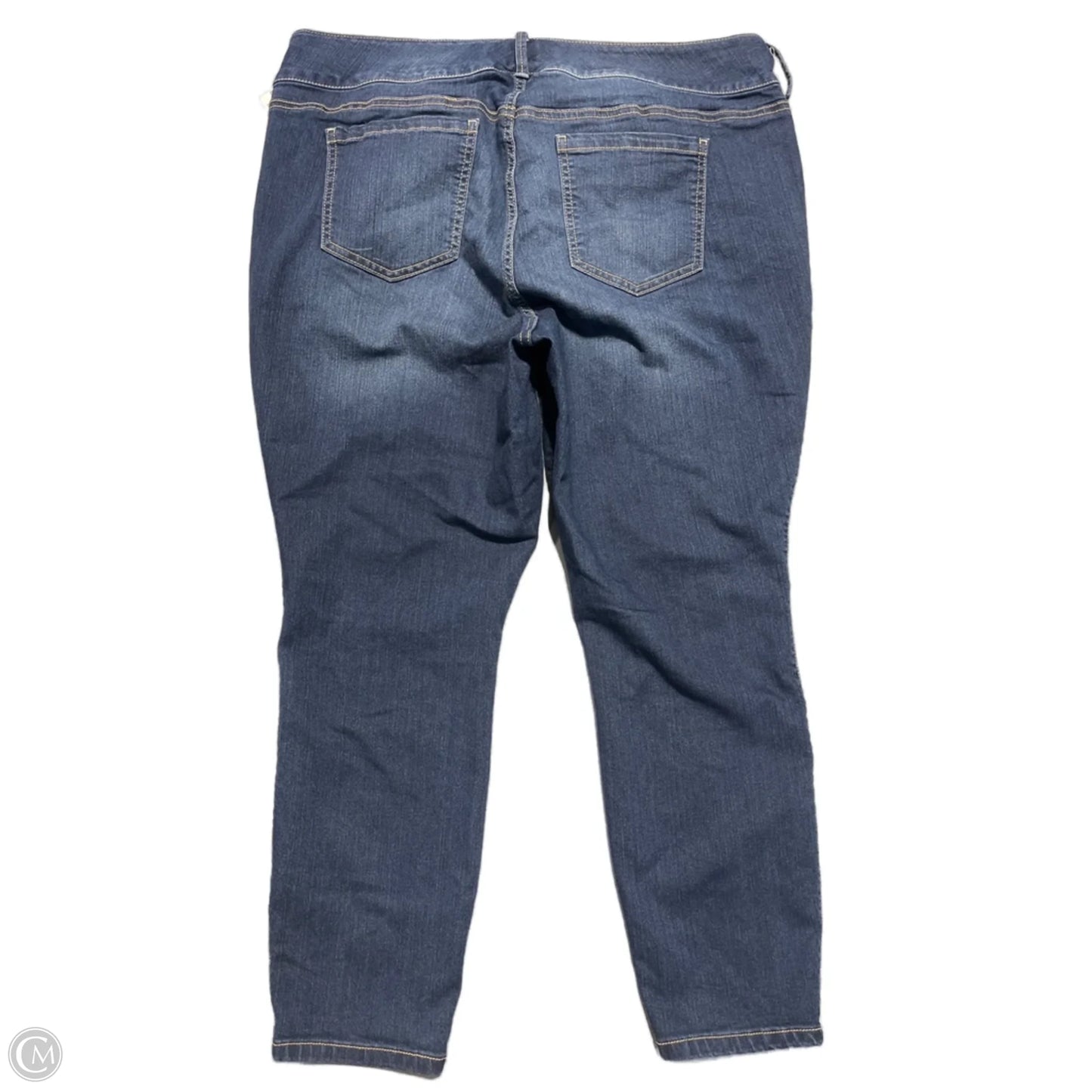 Jeans Straight By Torrid In Blue Denim, Size: 22