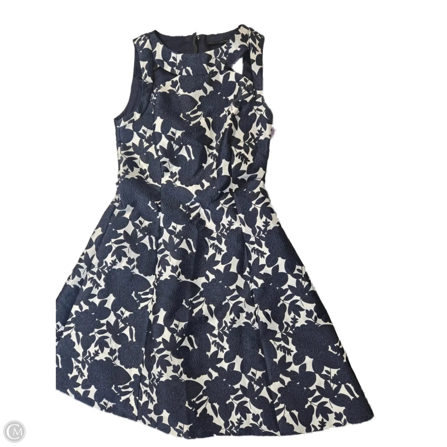 Dress Casual Short By White House Black Market In Floral Print, Size: M