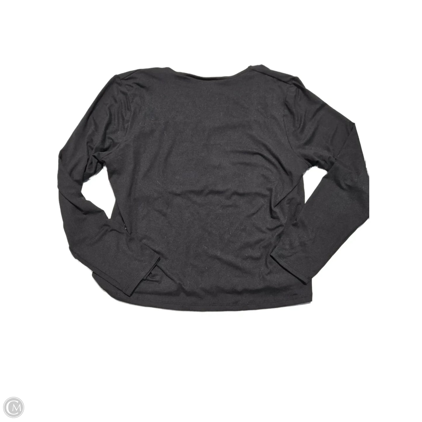 Top Long Sleeve By H&m In Black, Size: Xl