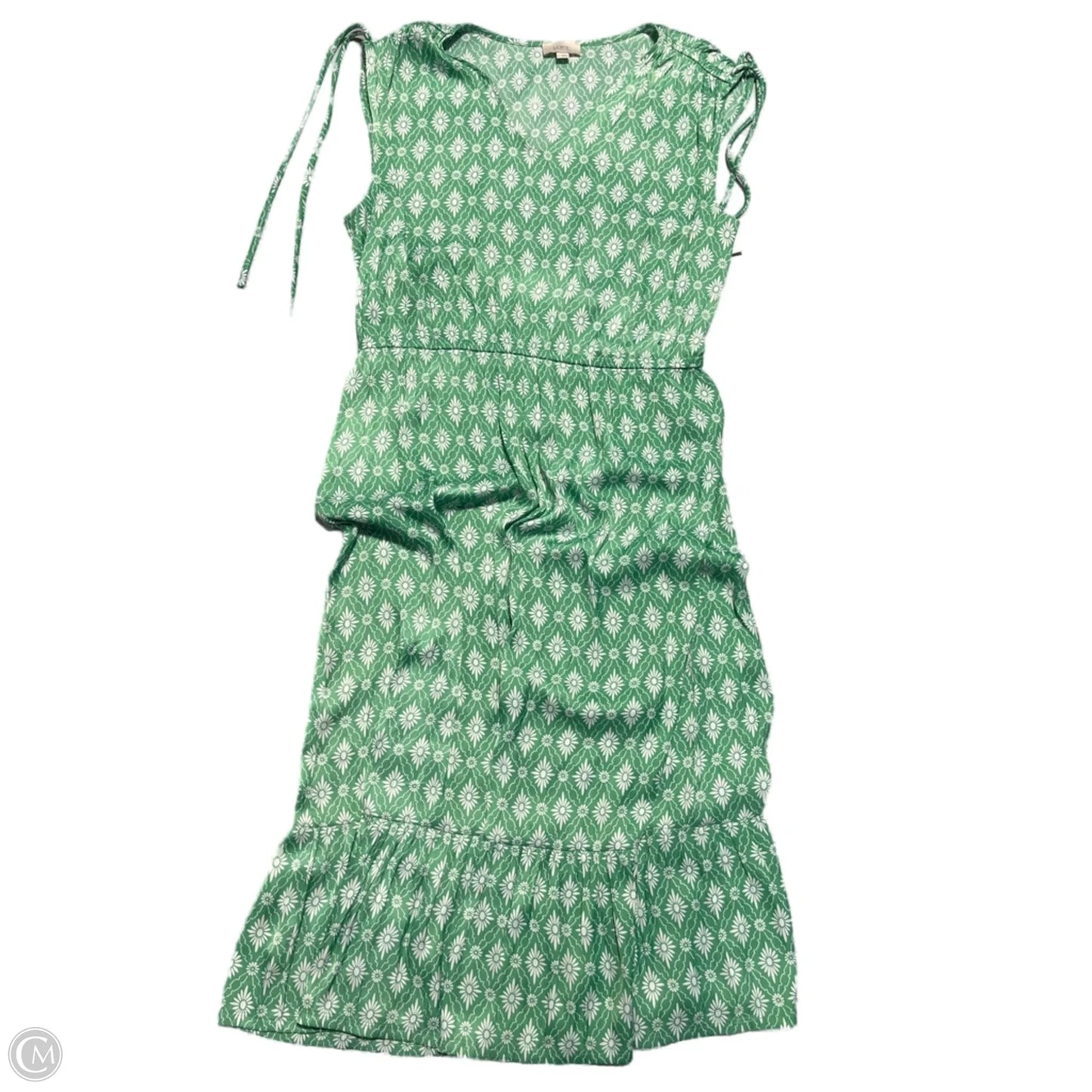 Dress Casual Midi By Loft In Grey, Size: L