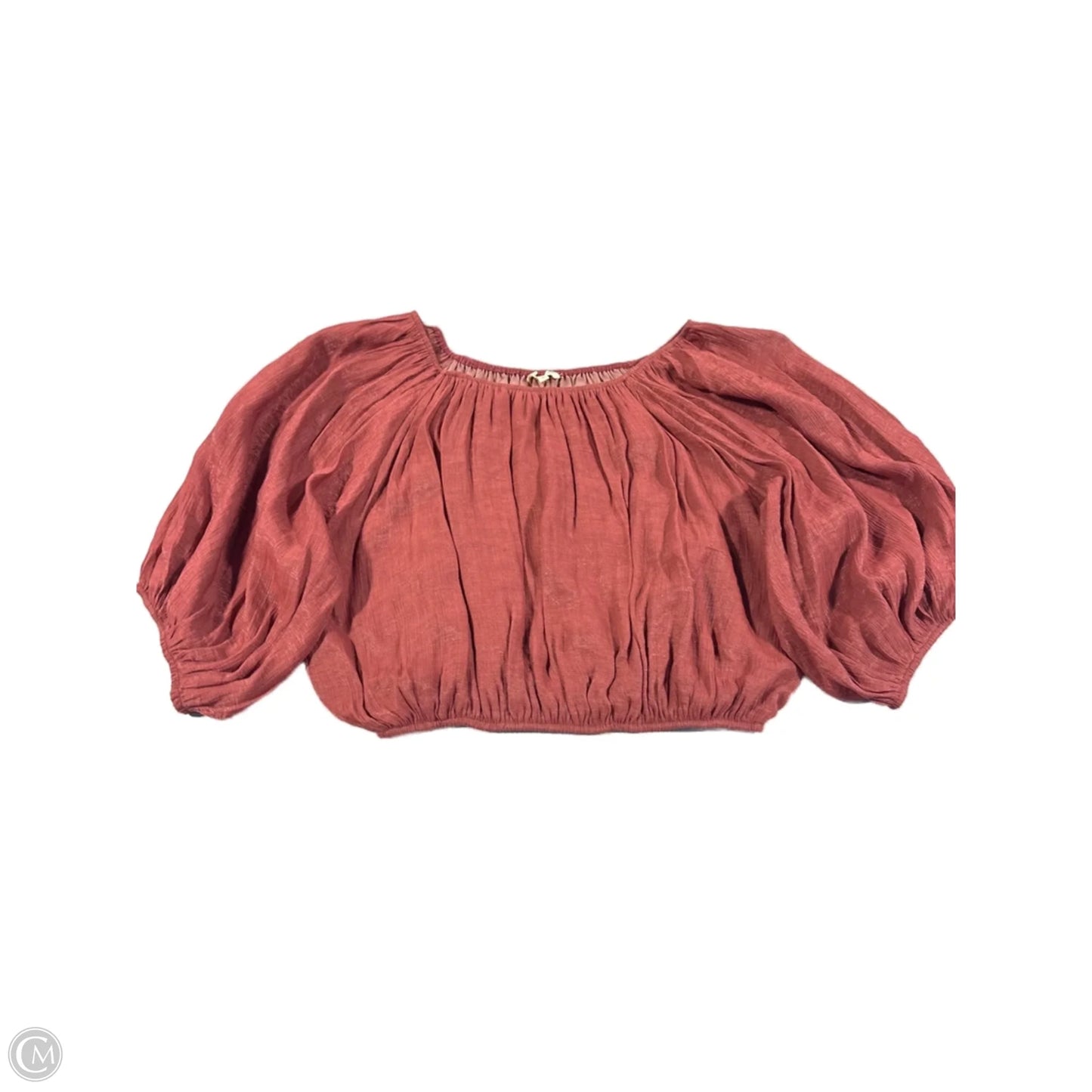 Top Short Sleeve By La Miel In Red, Size: S