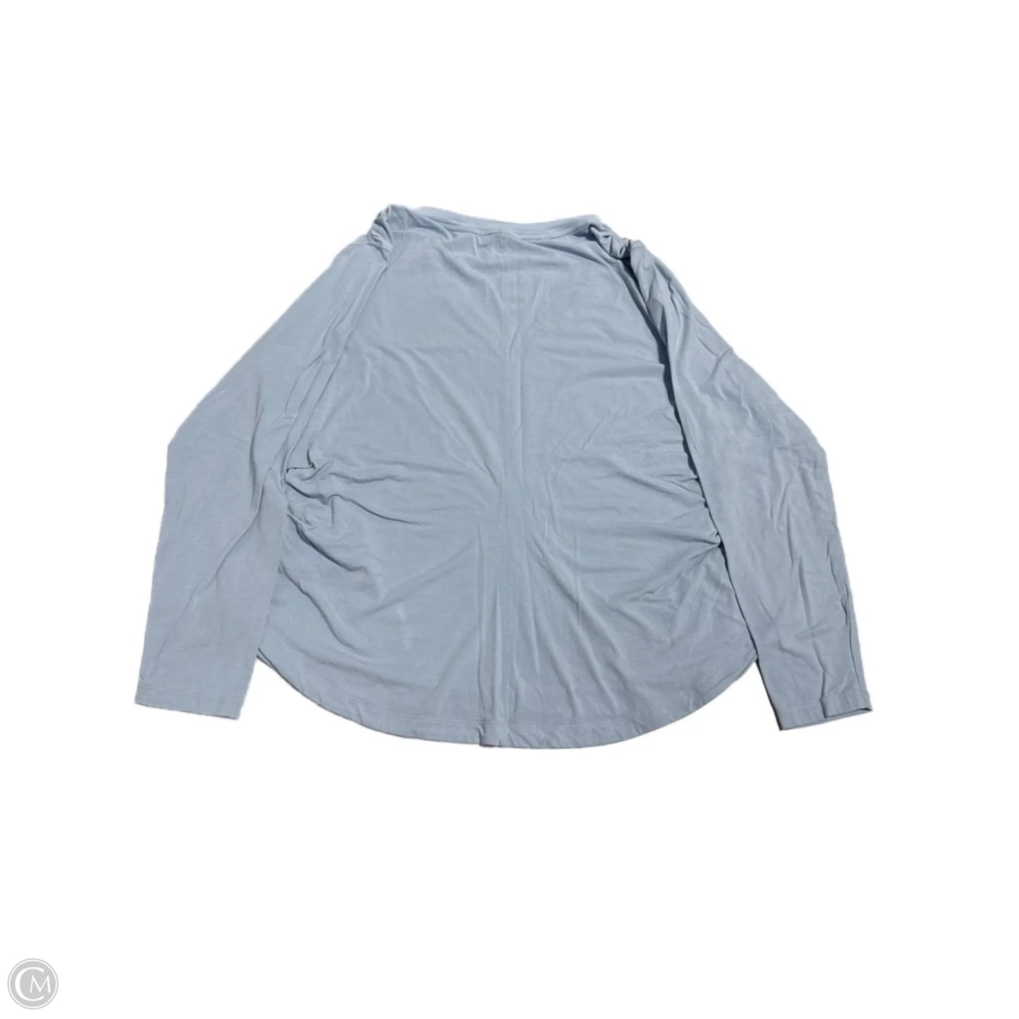 Athletic Top Long Sleeve Collar By Athleta In Blue, Size: 1x