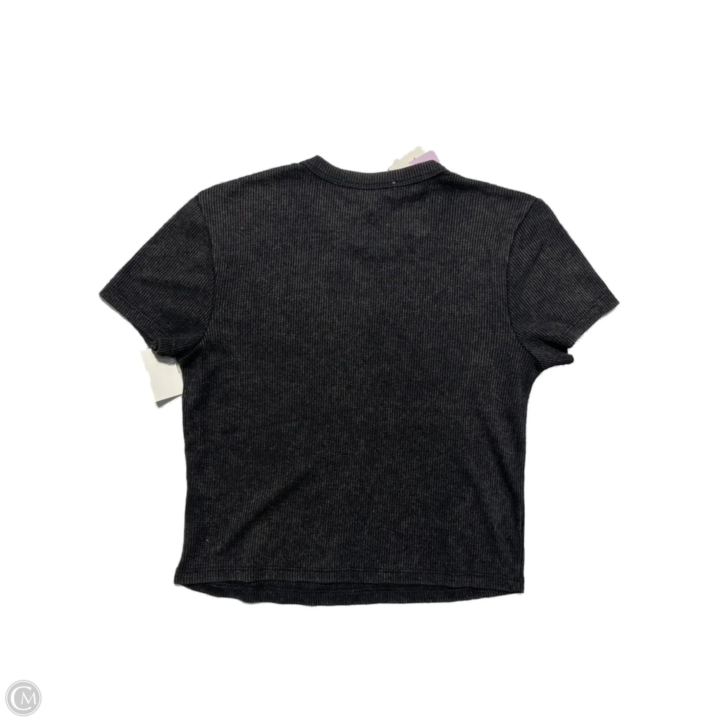 Top Short Sleeve By Cmc In Grey, Size: M