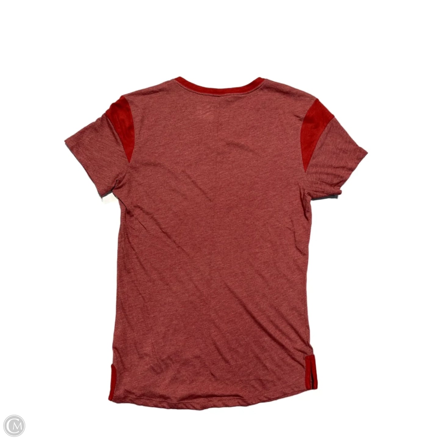Athletic Top Short Sleeve By Nike In Red, Size: Xs