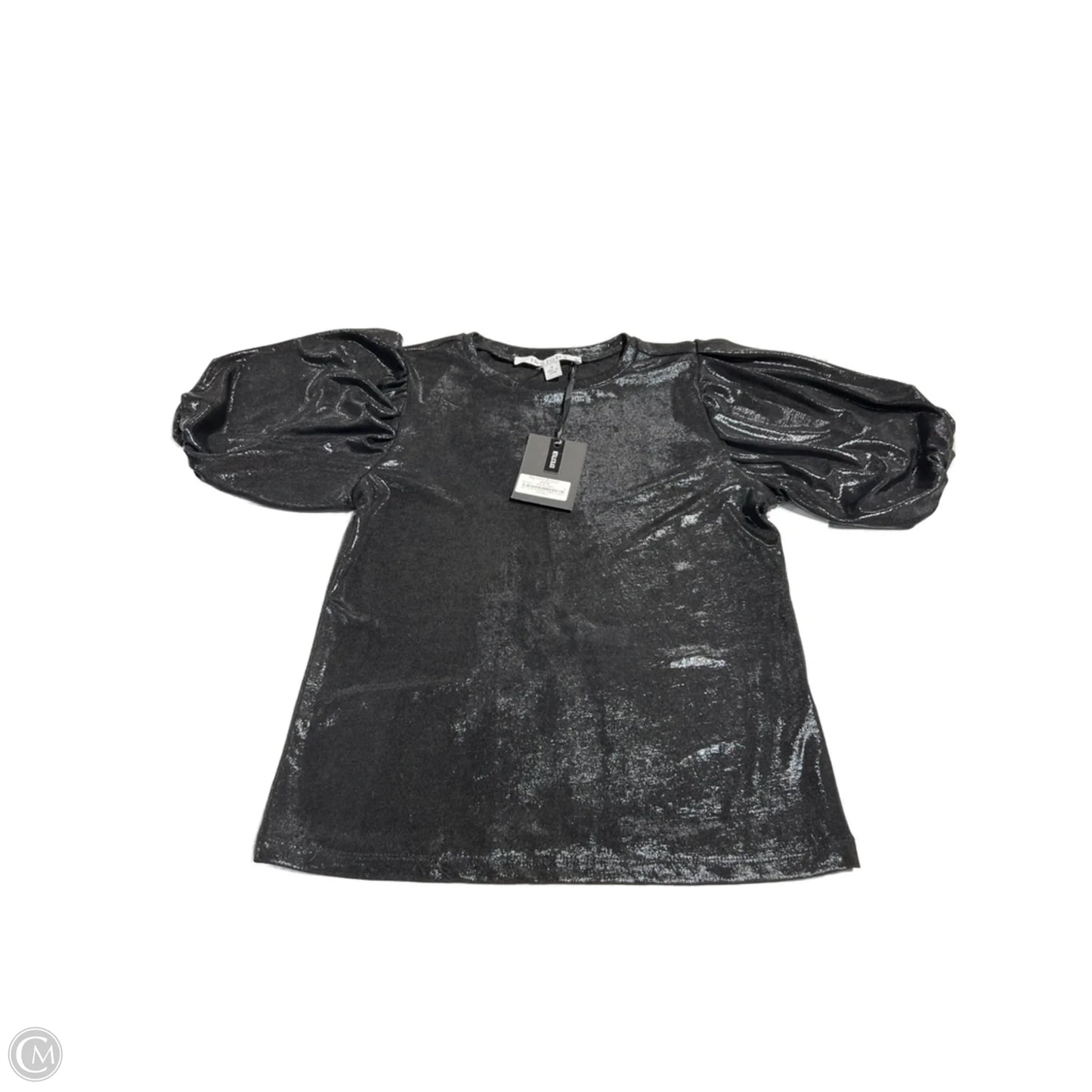 Top Short Sleeve By Cmc In Black, Size: S