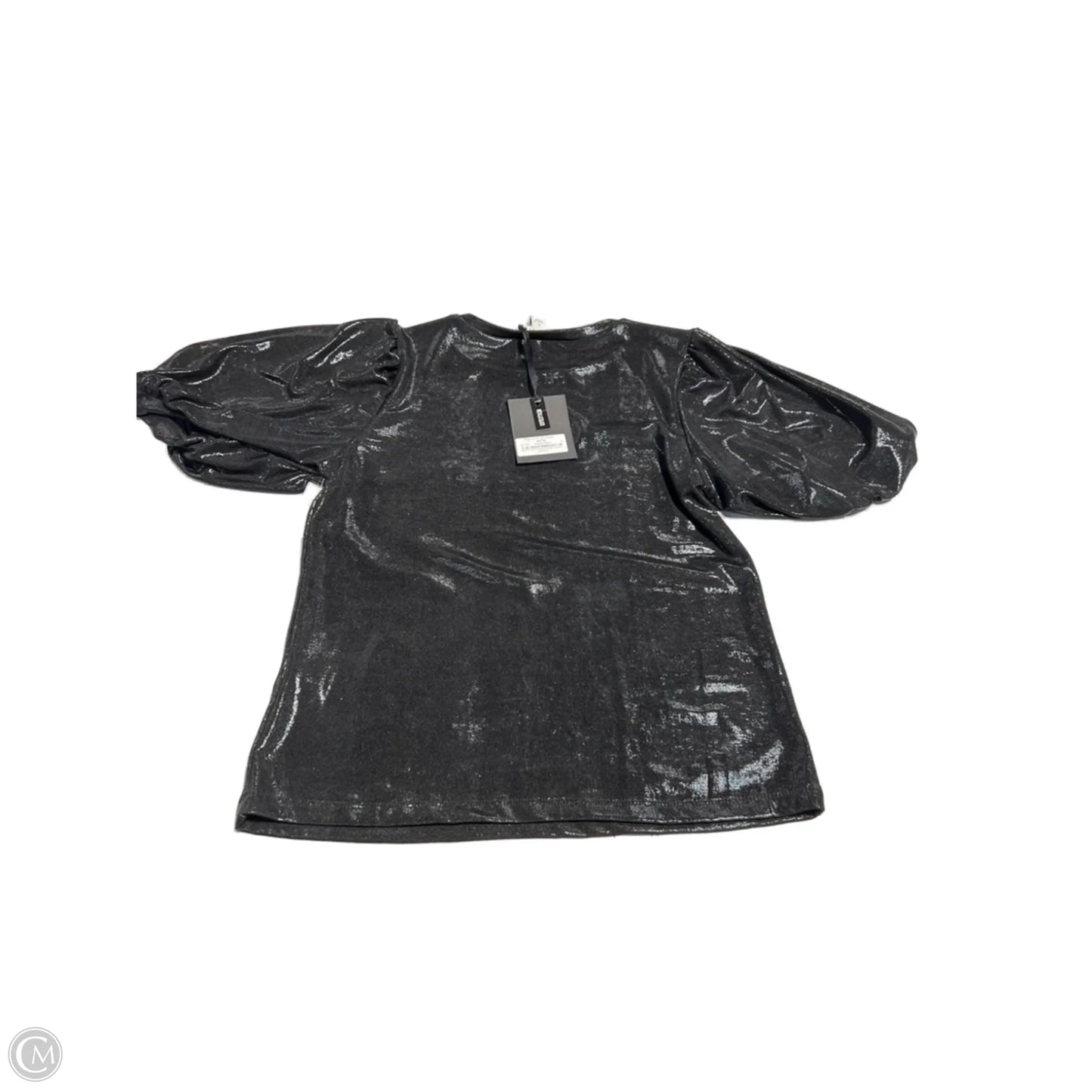 Top Short Sleeve By Cmc In Black, Size: S