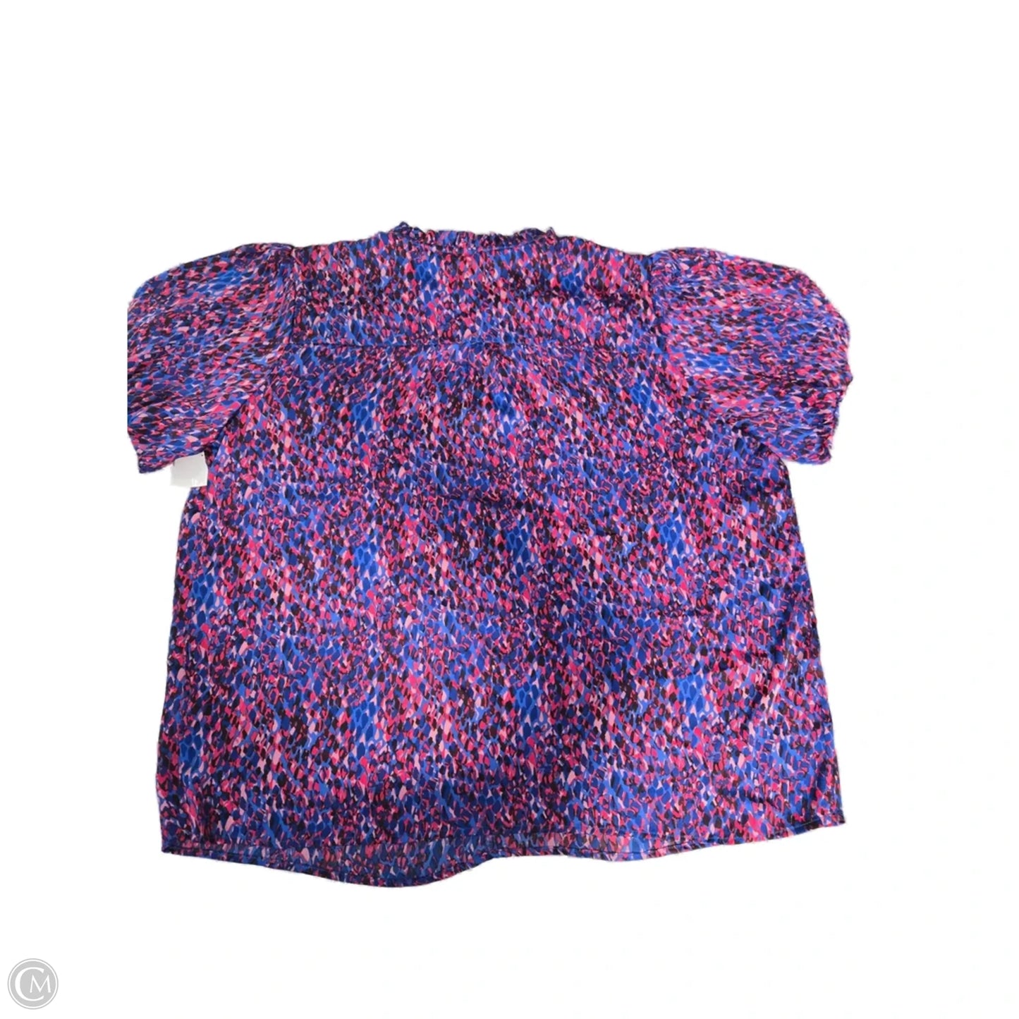 Blouse Short Sleeve By Cmc In Multi-colored, Size: Xl