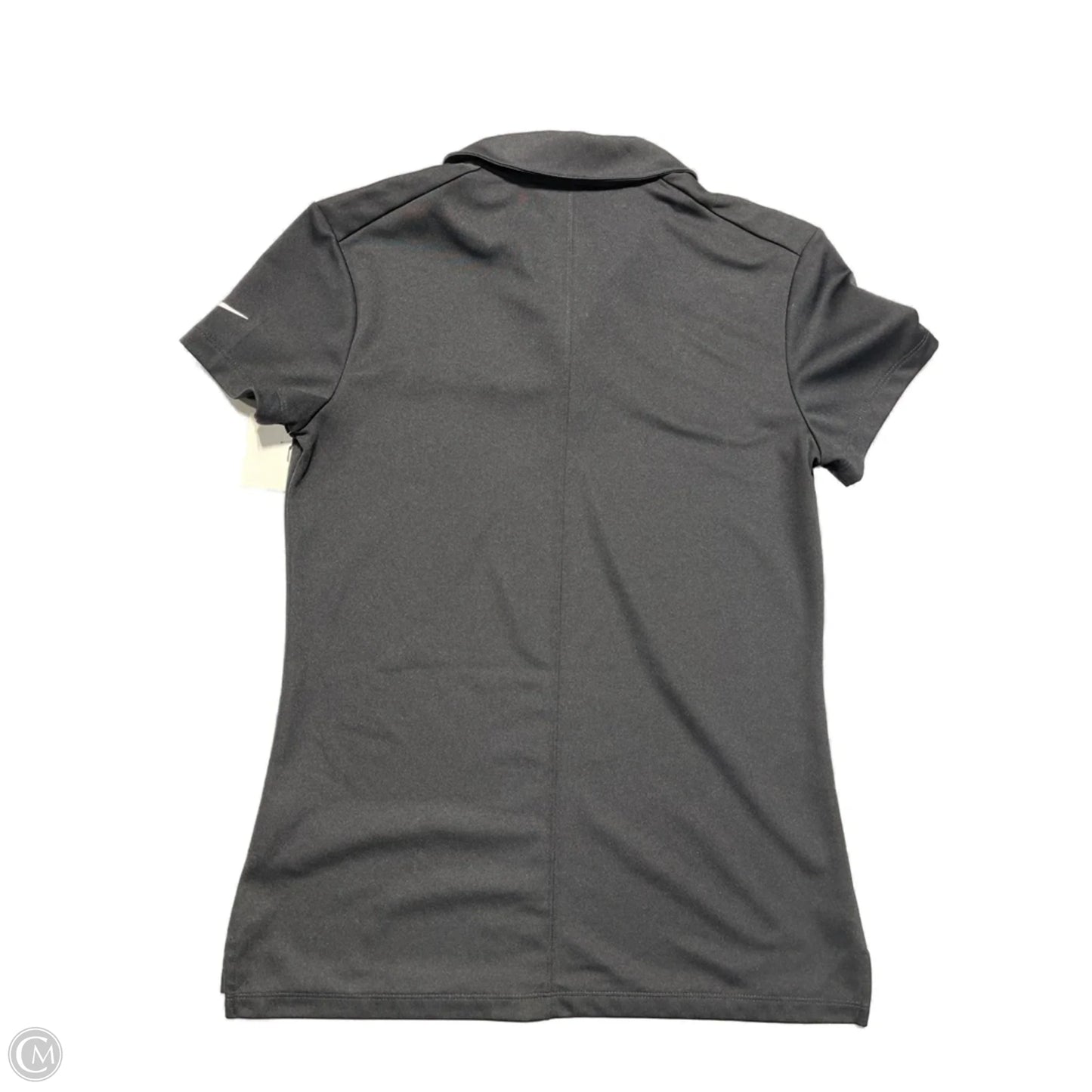Athletic Top Short Sleeve By Nike In Black, Size: S
