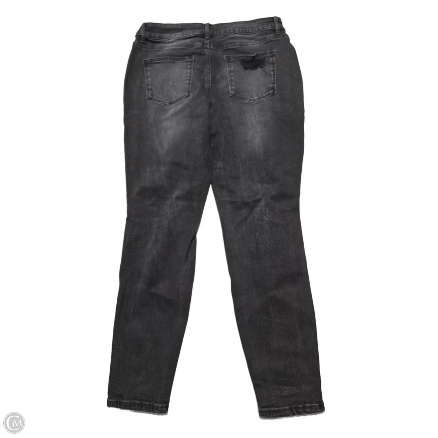 Jeans Straight By Maurices In Black Denim, Size: 10