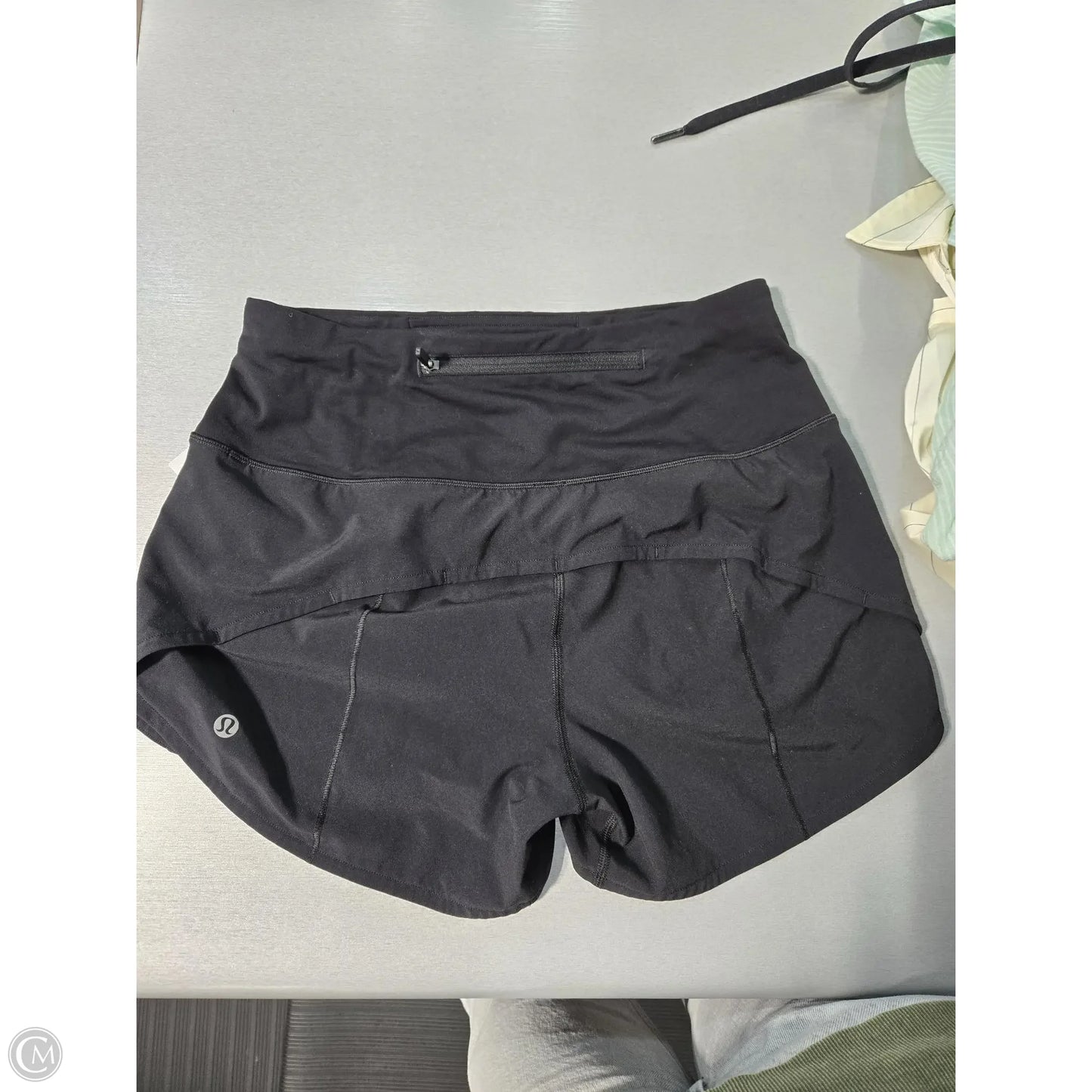 Athletic Shorts By Lululemon In Black, Size: 4
