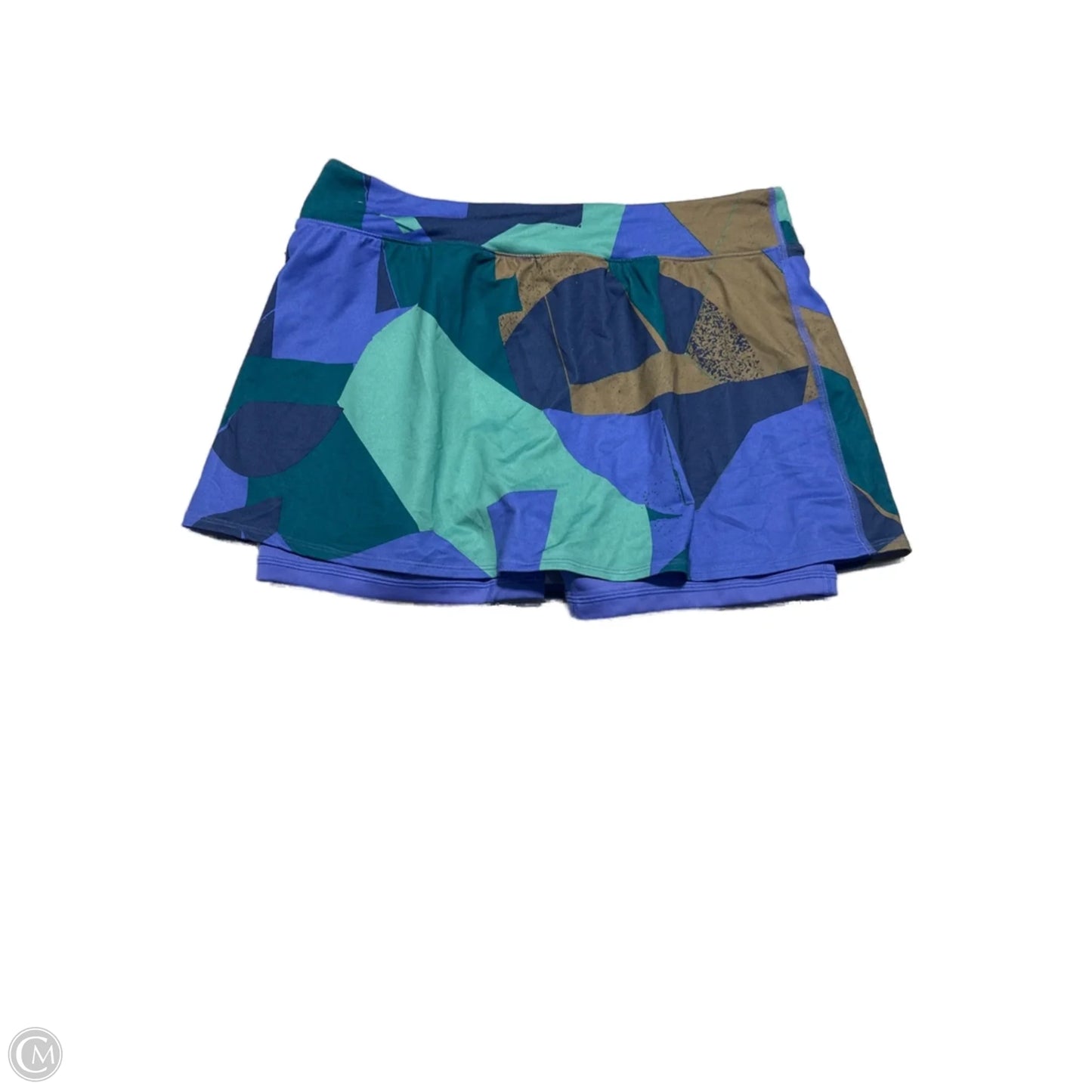 Athletic Skort By Nike In Blue, Size: L