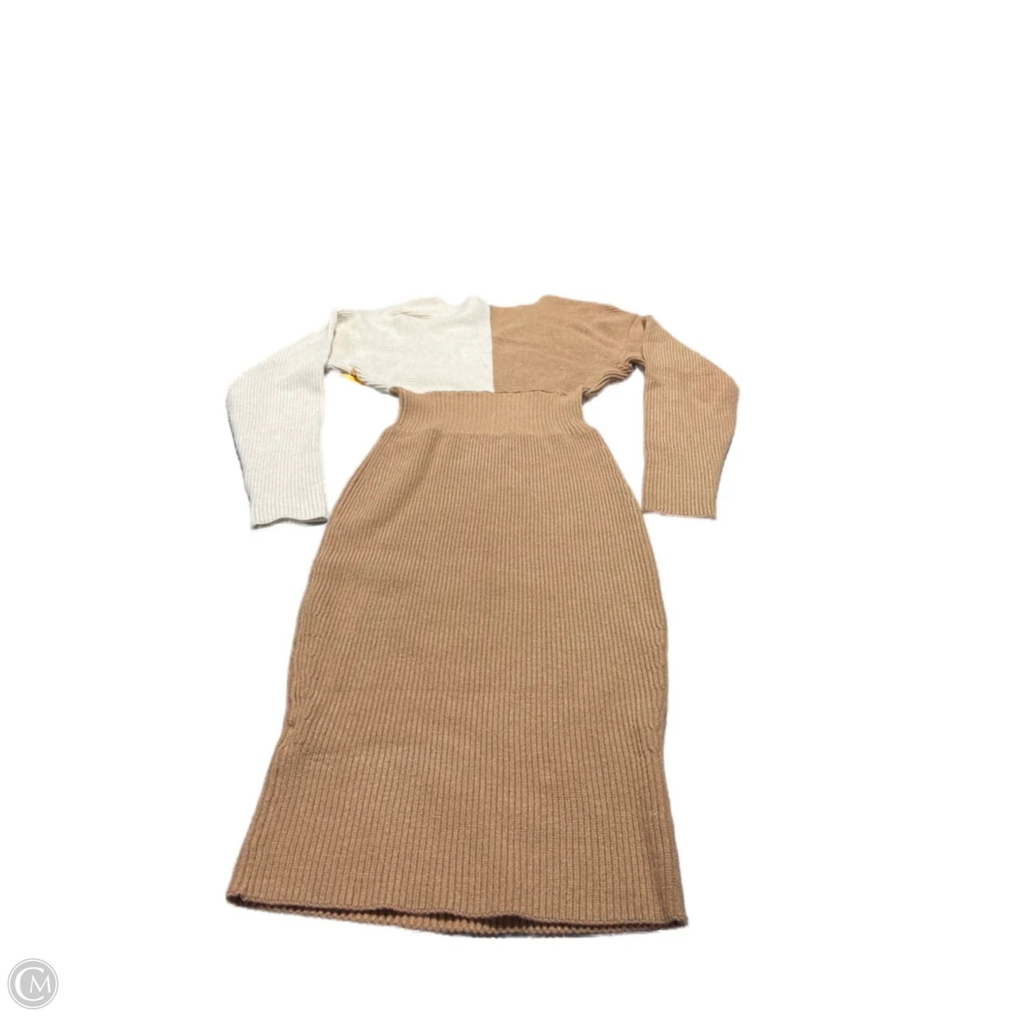 Dress Casual Maxi By Express In Brown, Size: Xs