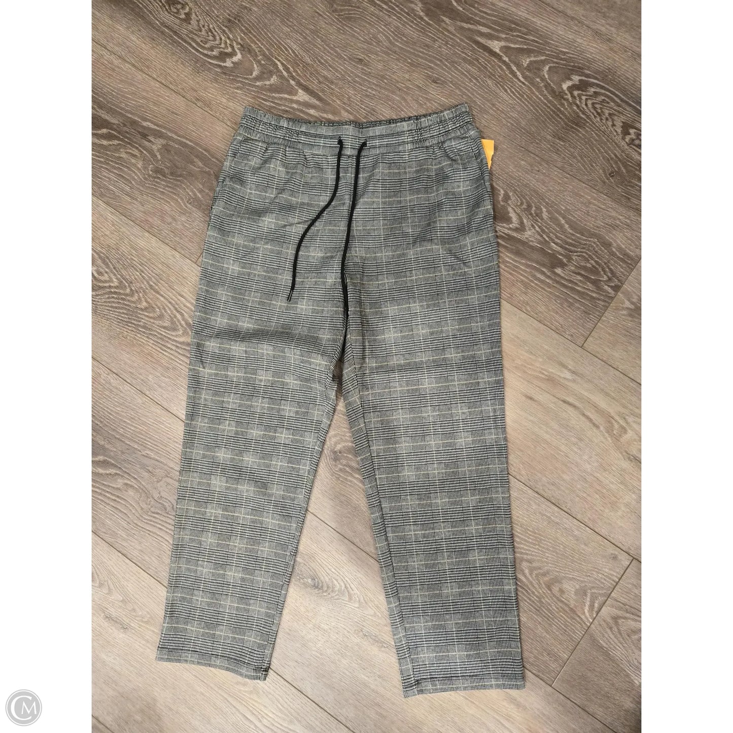 Pants Joggers By A New Day In Plaid Pattern, Size: M