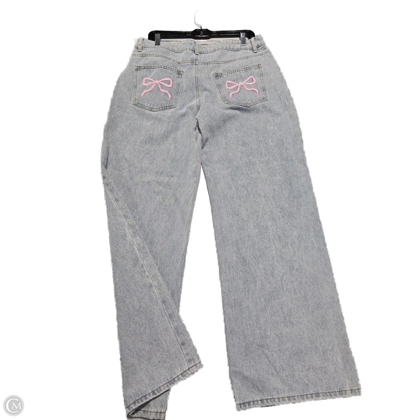 Jeans Wide Leg By Cme In Blue Denim, Size: 10