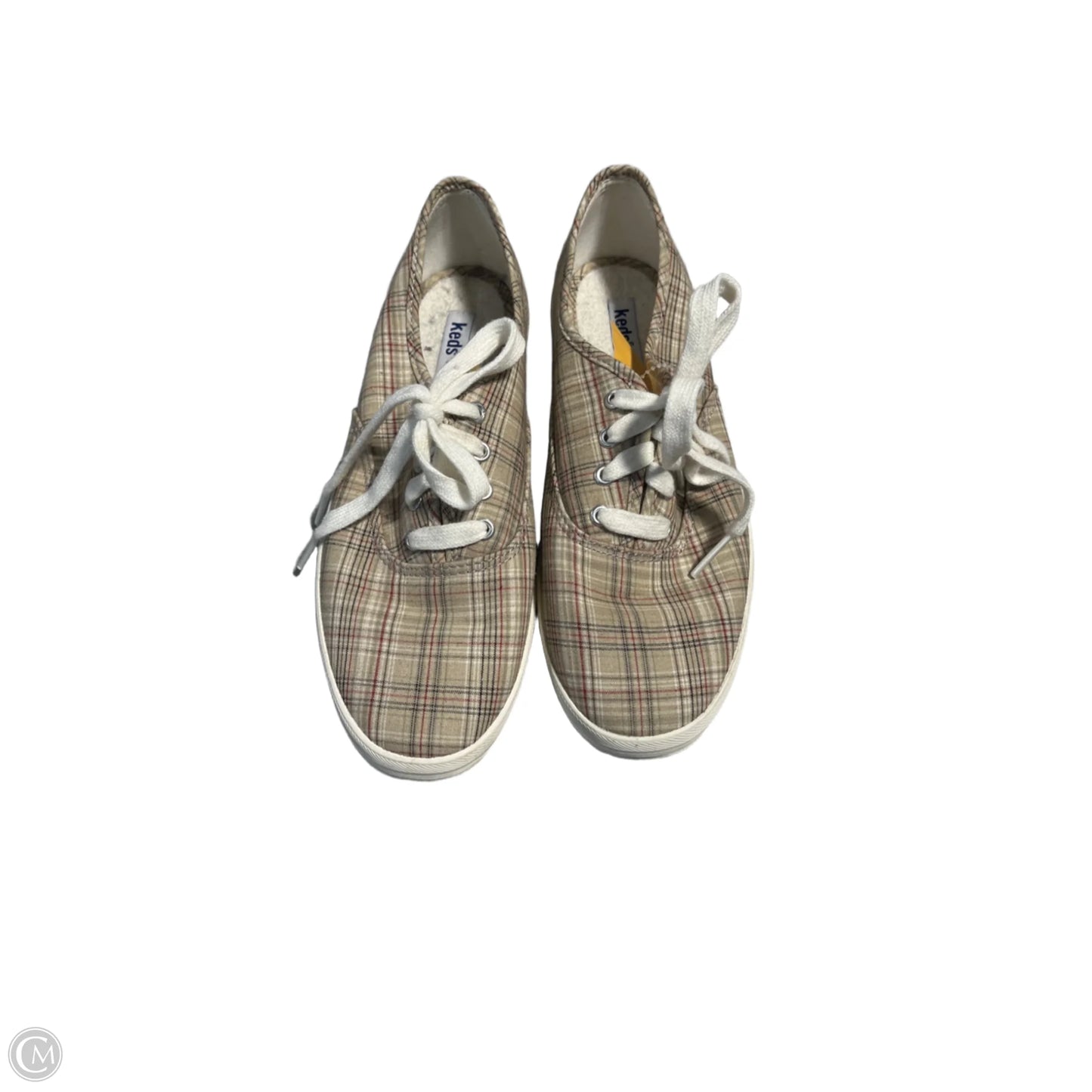 Shoes Flats By Keds In Plaid Pattern, Size: 6.5