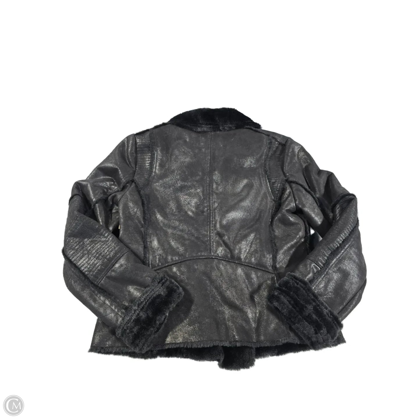 Jacket Faux Fur & Sherpa By Marrakech In Black, Size: M