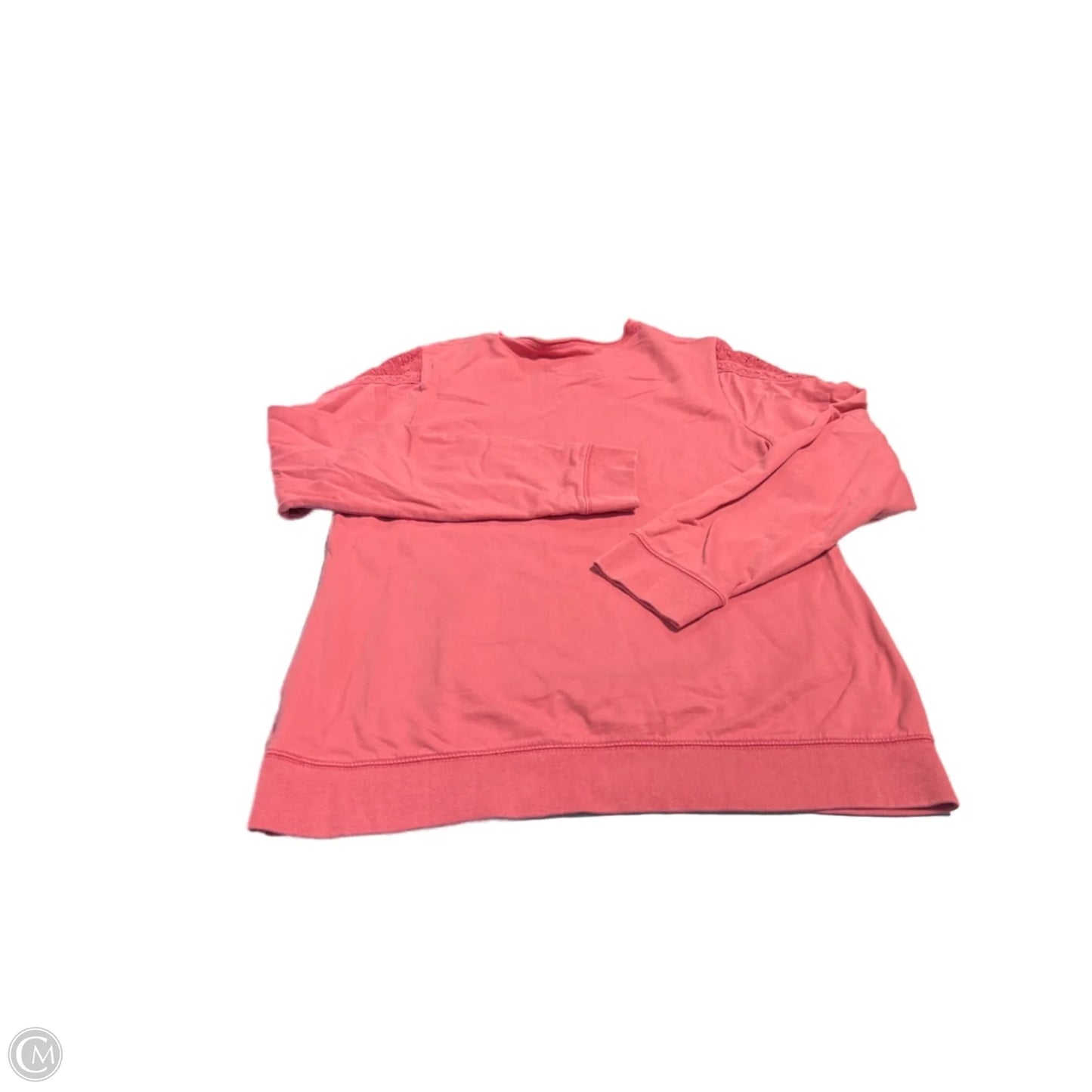 Top Long Sleeve Basic By Ruff Hewn In Pink, Size: L