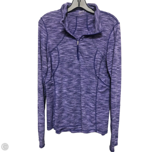 Athletic Jacket By Zella In Purple, Size: L