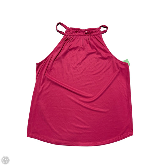 Top Sleeveless By Green Envelope In Pink, Size: M