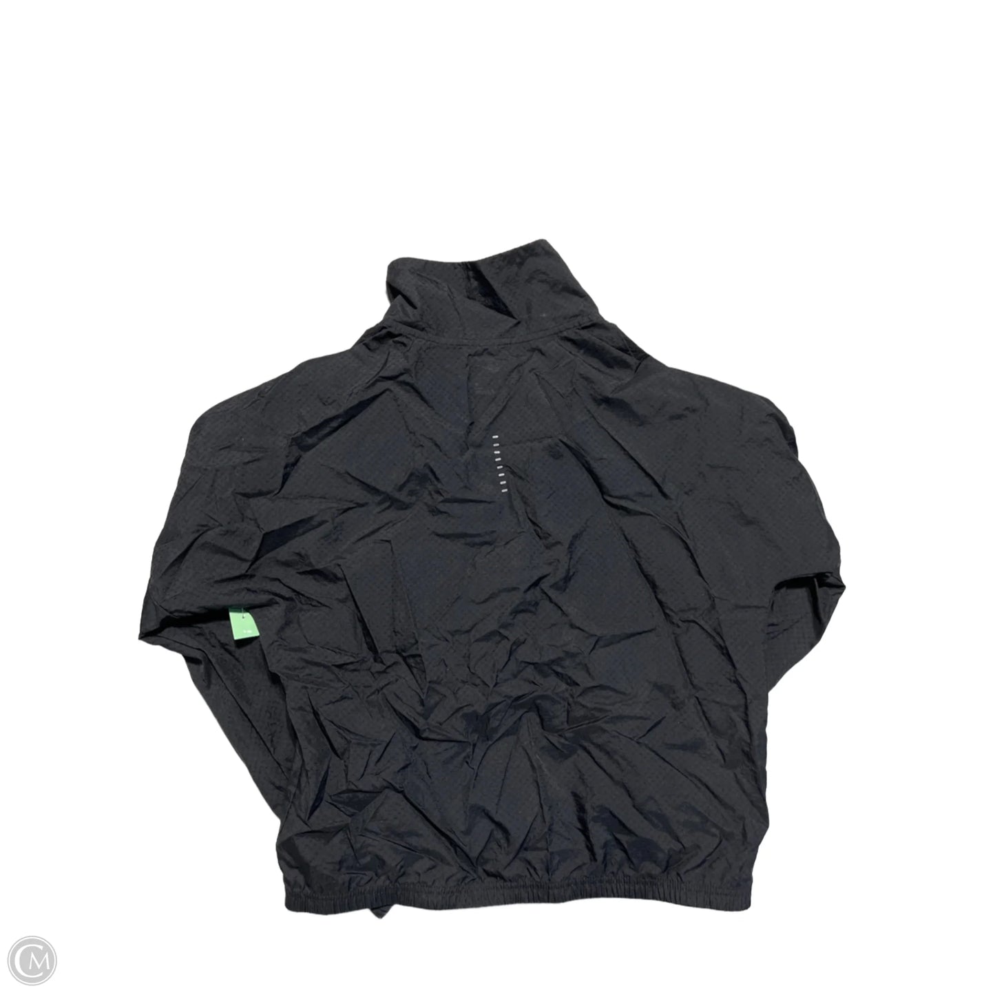 Athletic Jacket By Nike In Black, Size: S