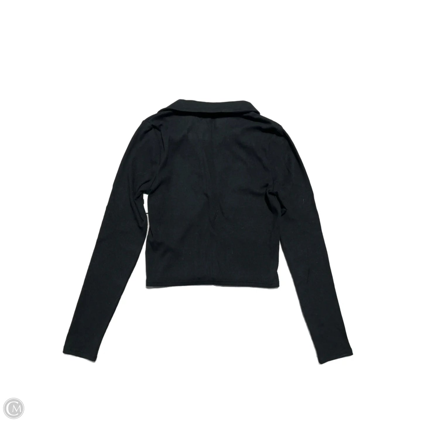 Top Long Sleeve By Abercrombie And Fitch In Black, Size: S