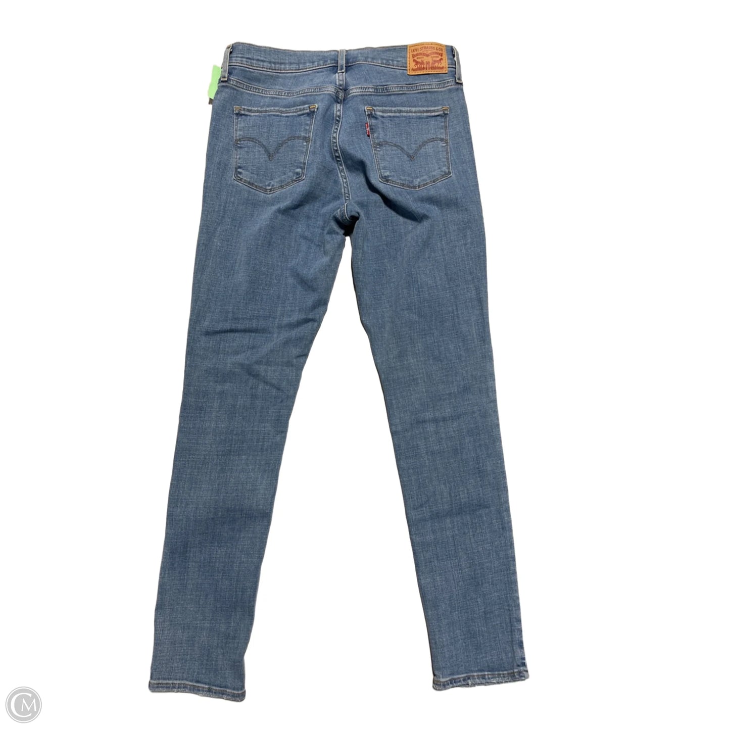 Jeans Skinny By Levis In Blue Denim, Size: 8