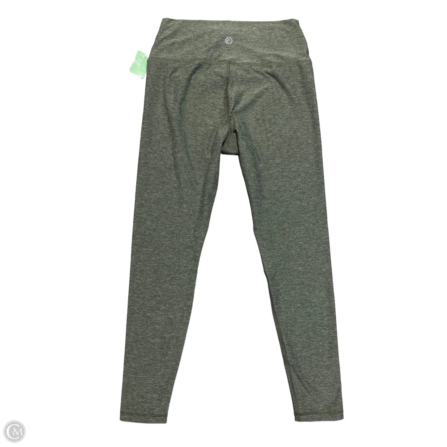 Athletic Leggings By Cmc In Green, Size: L