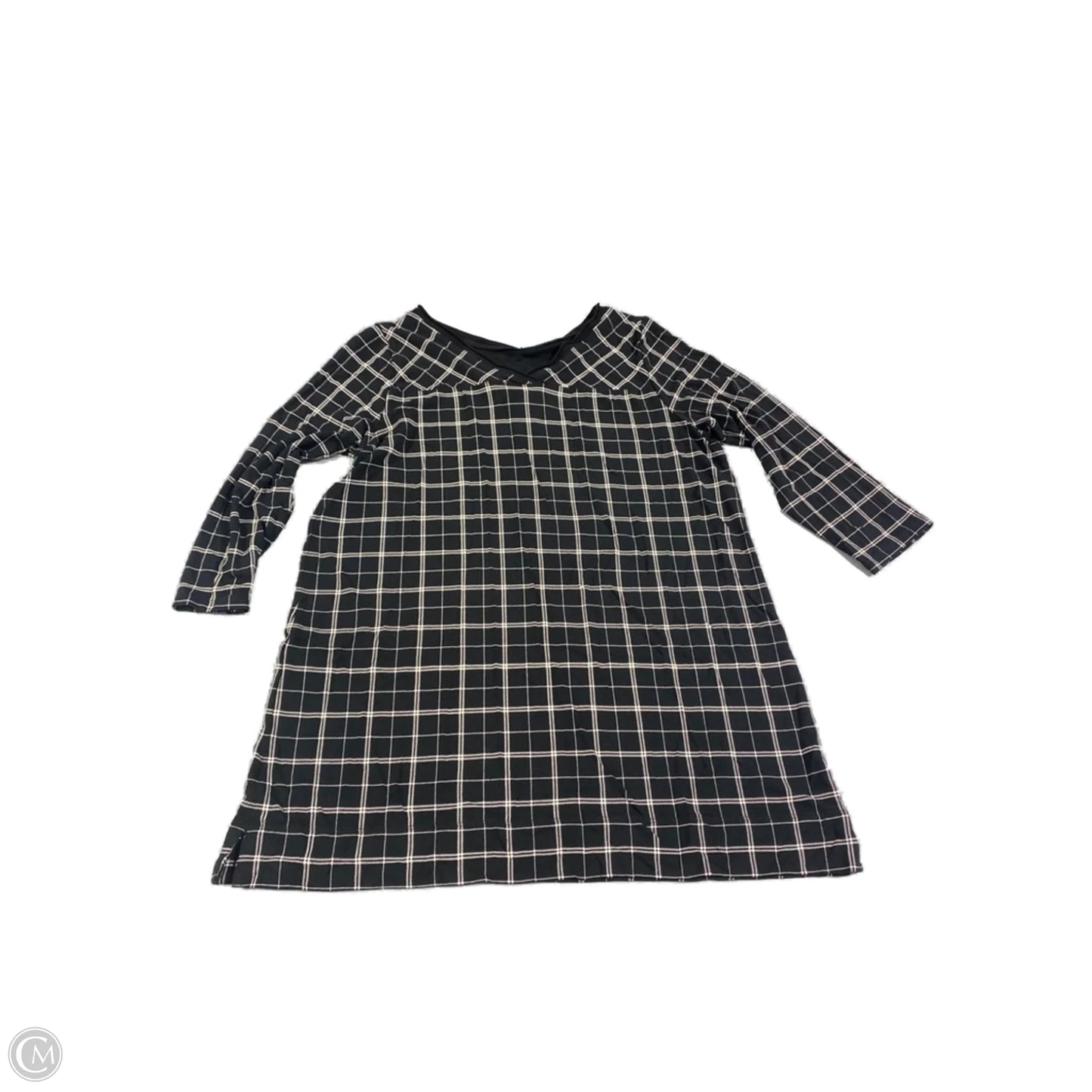 Top 3/4 Sleeve By J. Jill In Black, Size: Xs