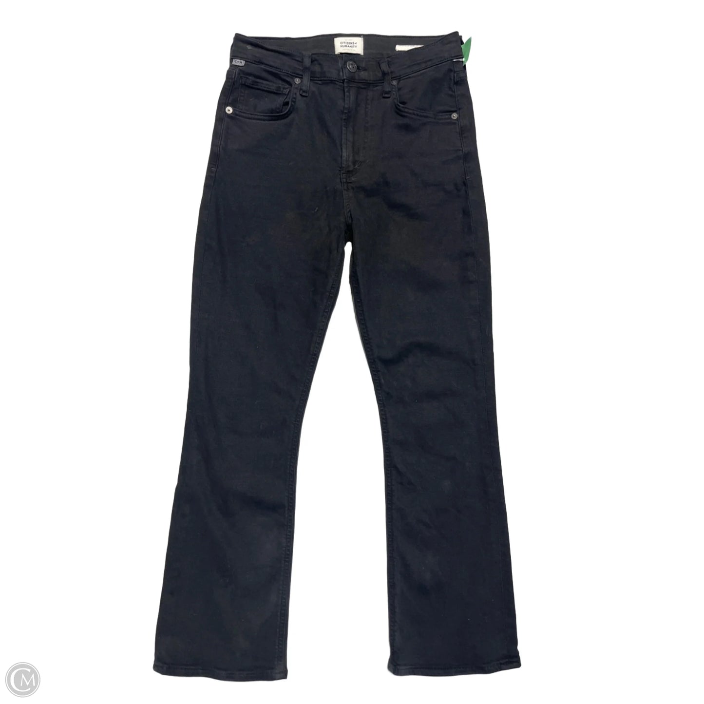 Jeans Flared By Citizens Of Humanity In Black Denim, Size: 0
