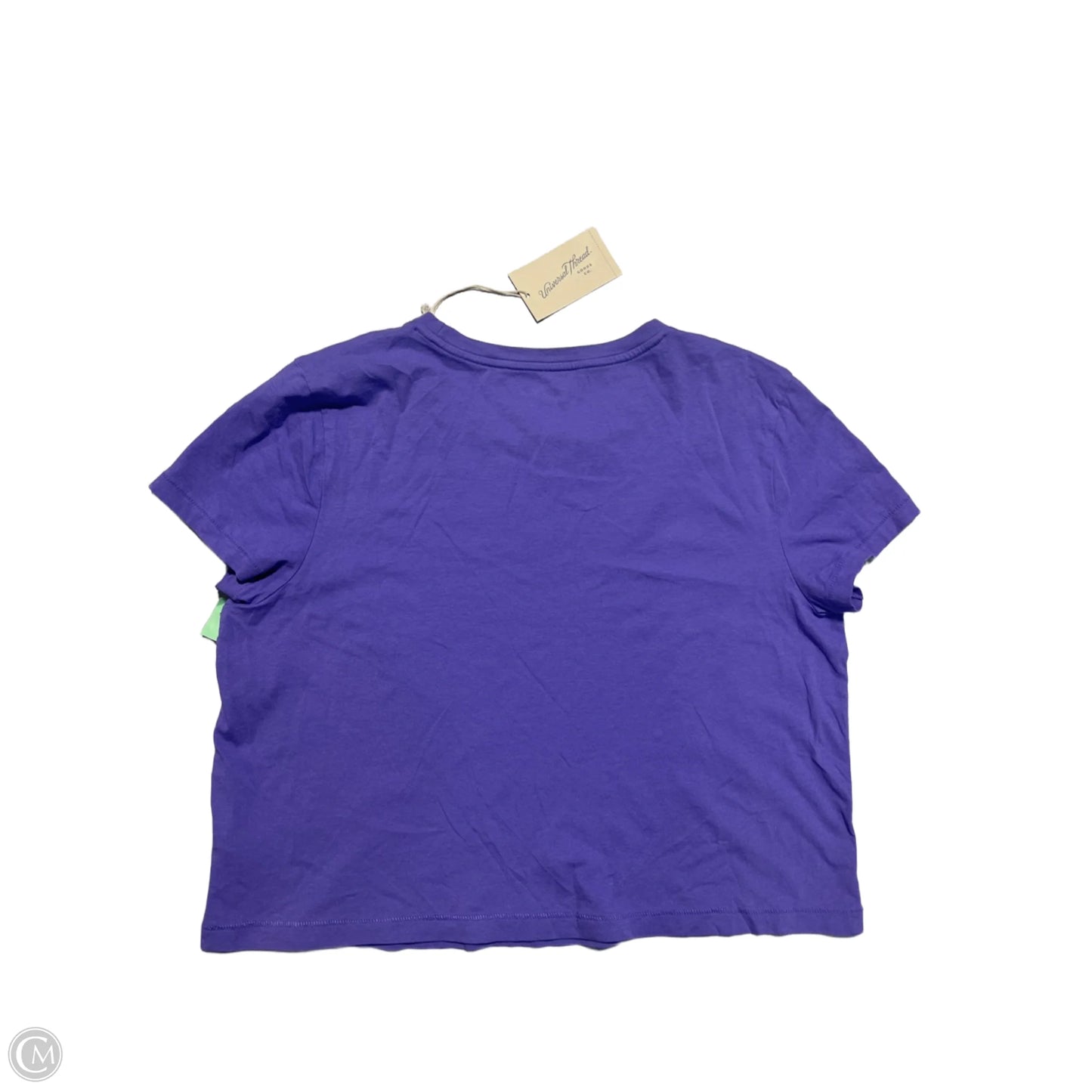 Top Short Sleeve Basic By Universal Thread In Purple, Size: L