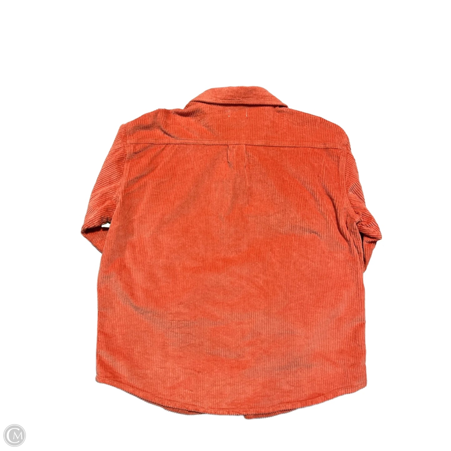 Jacket Shirt By Bp In Orange, Size: 1x