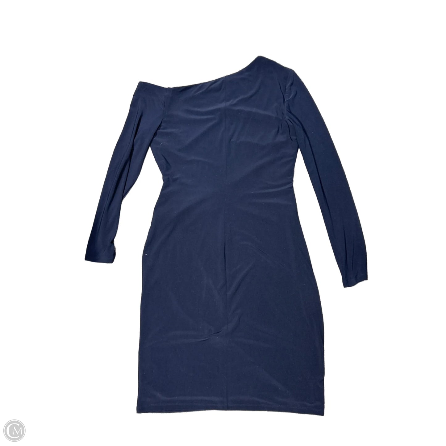 Dress Casual Midi By Lauren By Ralph Lauren In Navy, Size: 8