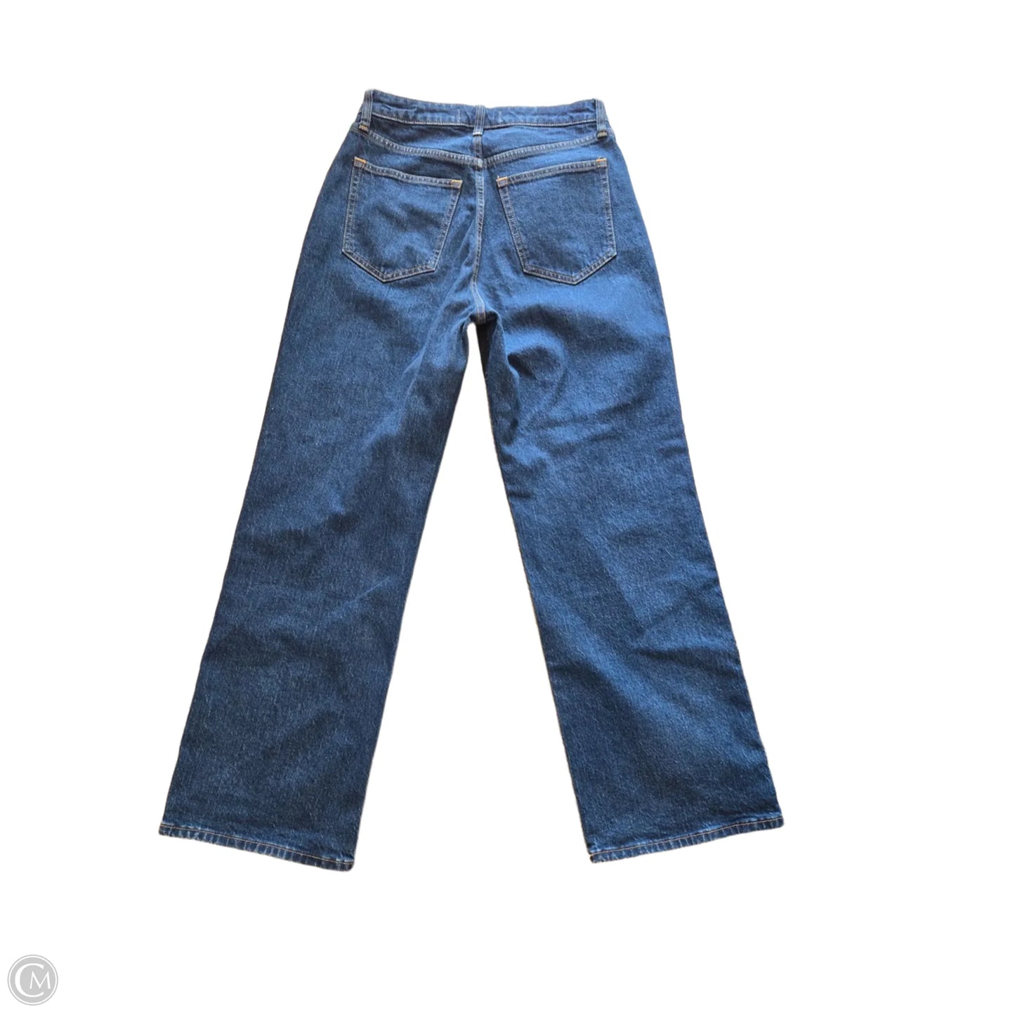 Jeans Straight By Abercrombie And Fitch In Blue Denim, Size: 6