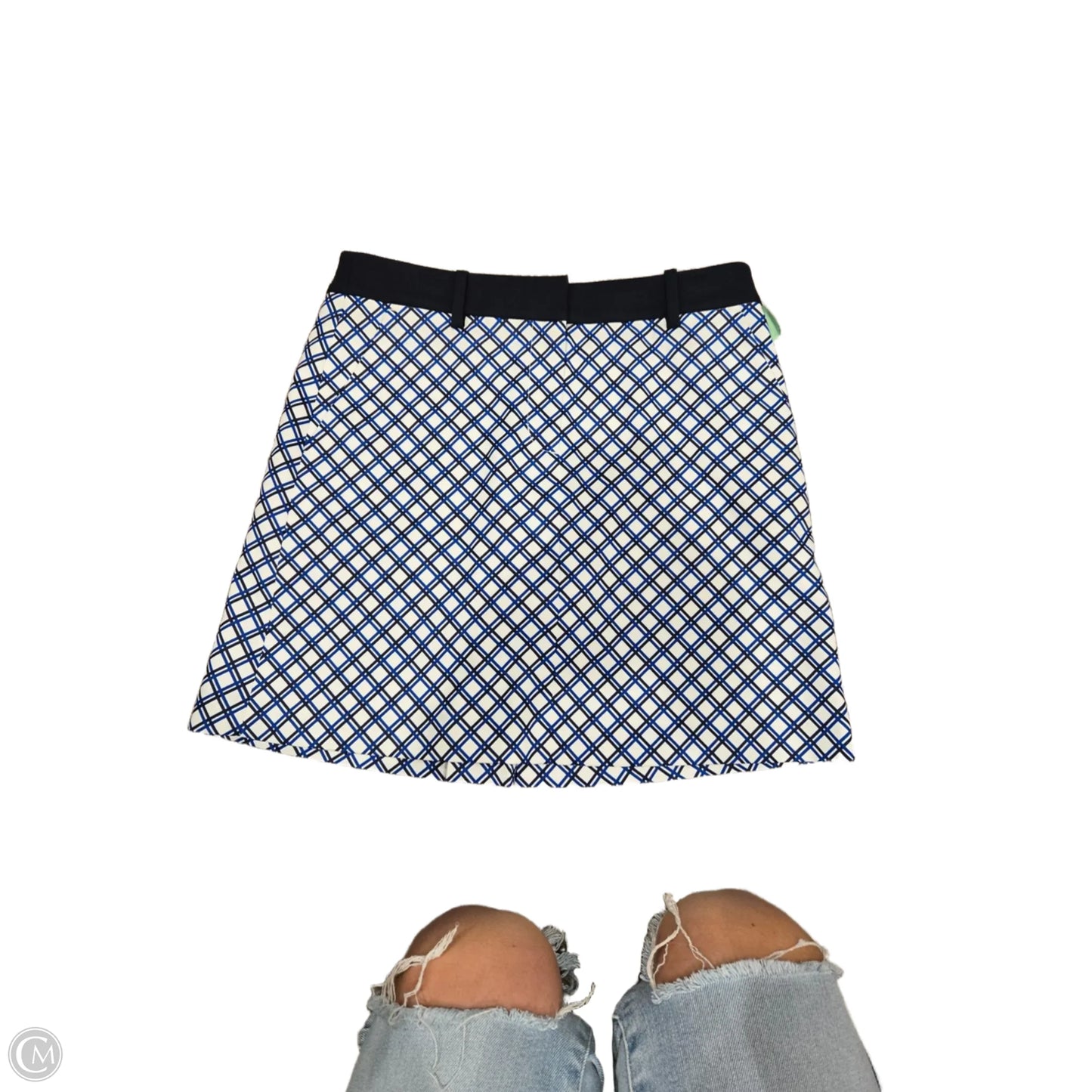 Skort Designer By Tory Burch In Geometric Pattern, Size: S