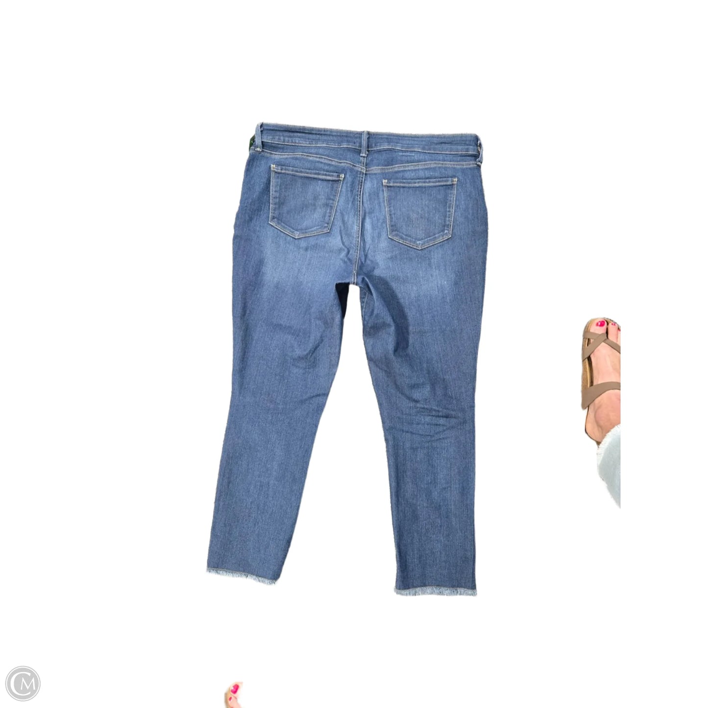 Jeans Straight By Not Your Daughters Jeans In Blue Denim, Size: 16