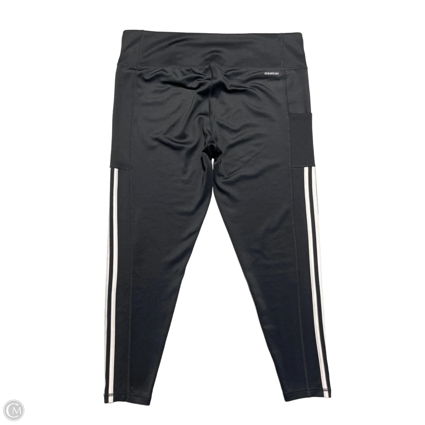 Athletic Capris By Adidas In Black, Size: Xxl